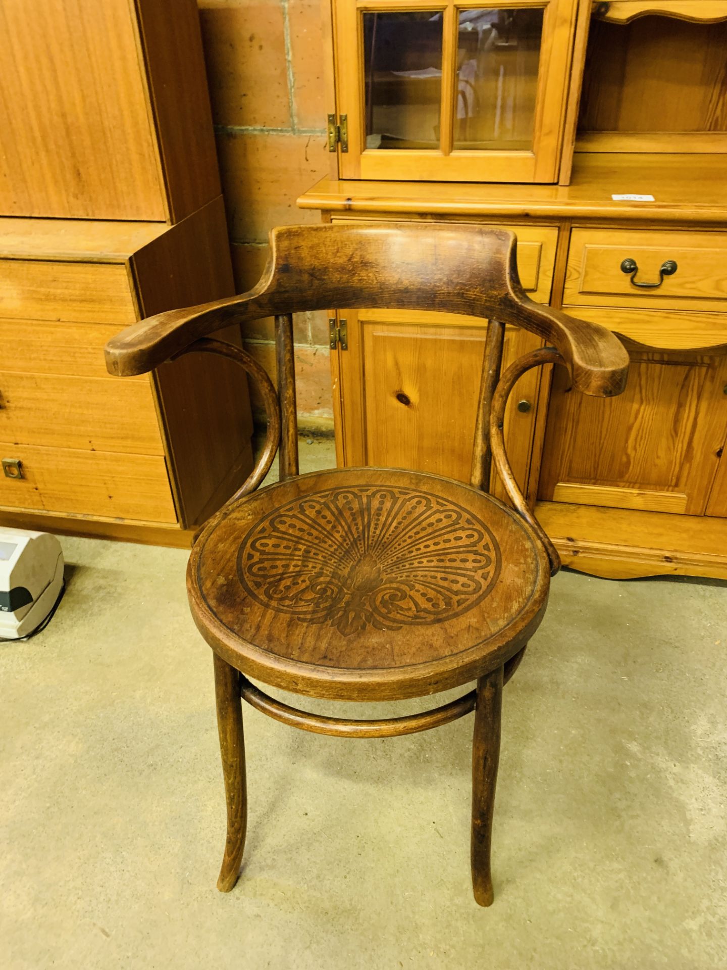 Swiss Bentwood elbow chair. - Image 2 of 2