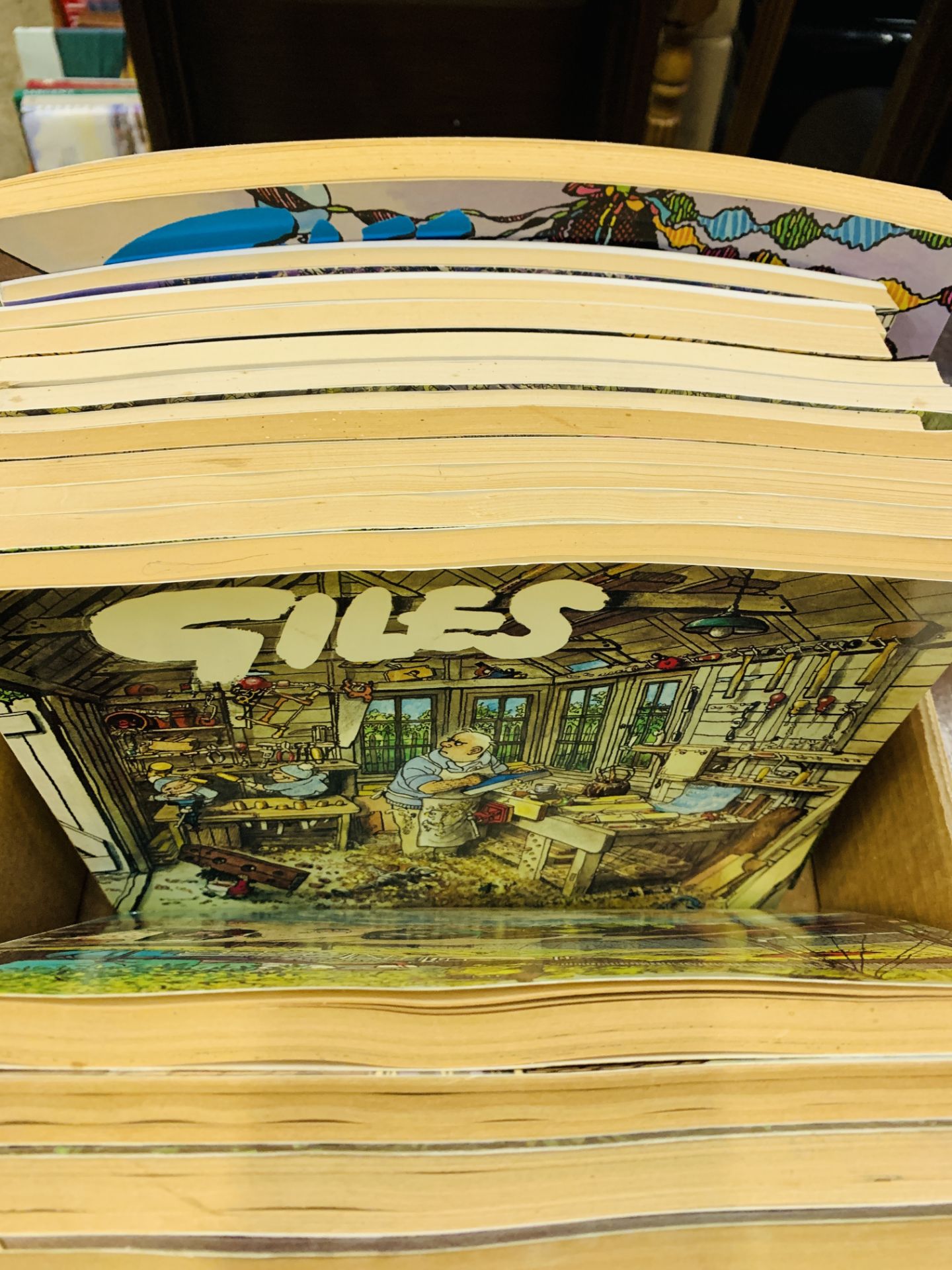 Box of 26 Giles Annuals. - Image 2 of 4