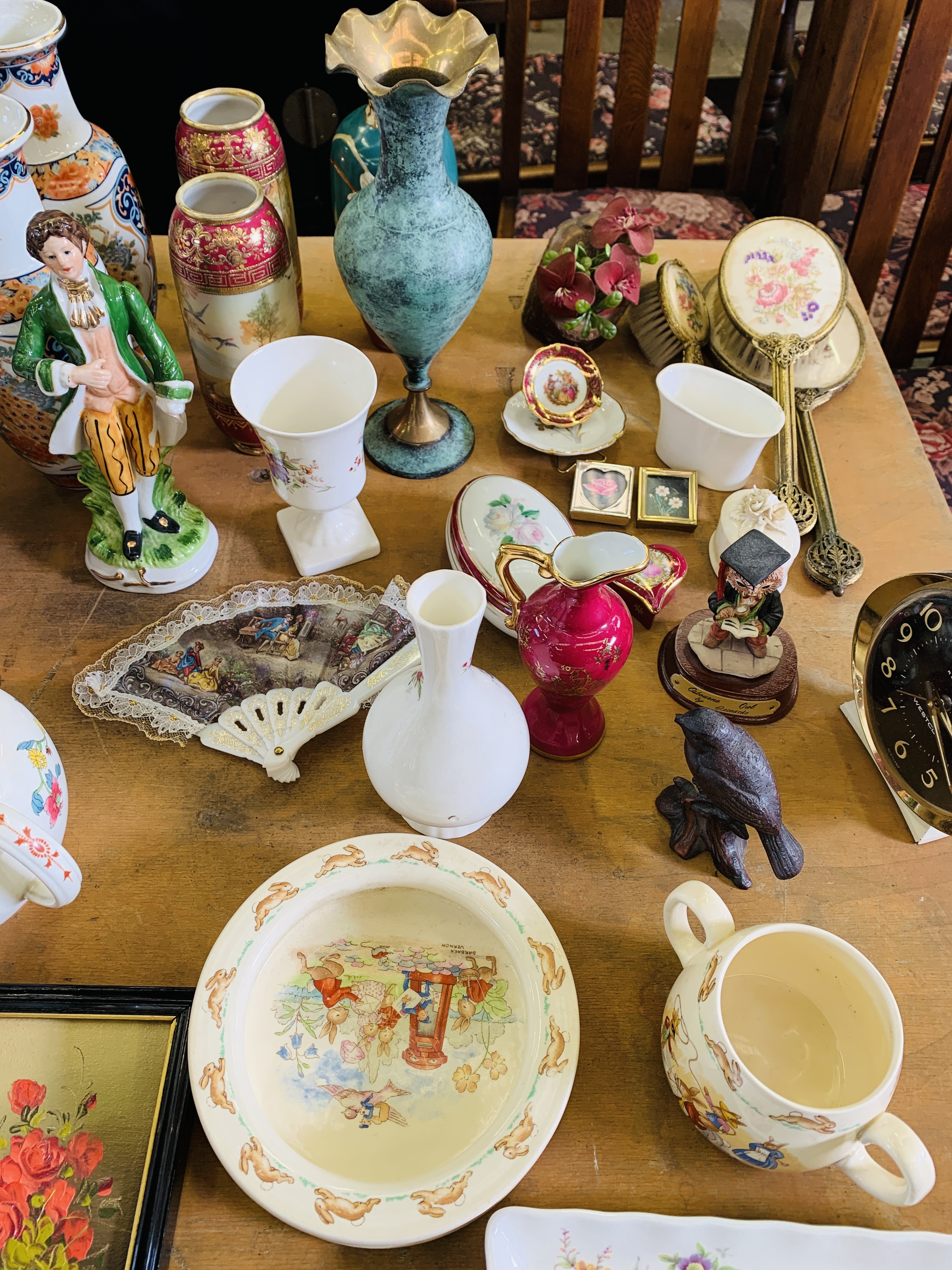 Quantity of decorative china including Bunnykins.