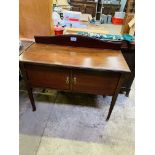 Mahogany small sideboard.