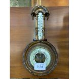 Victorian banjo barometer.