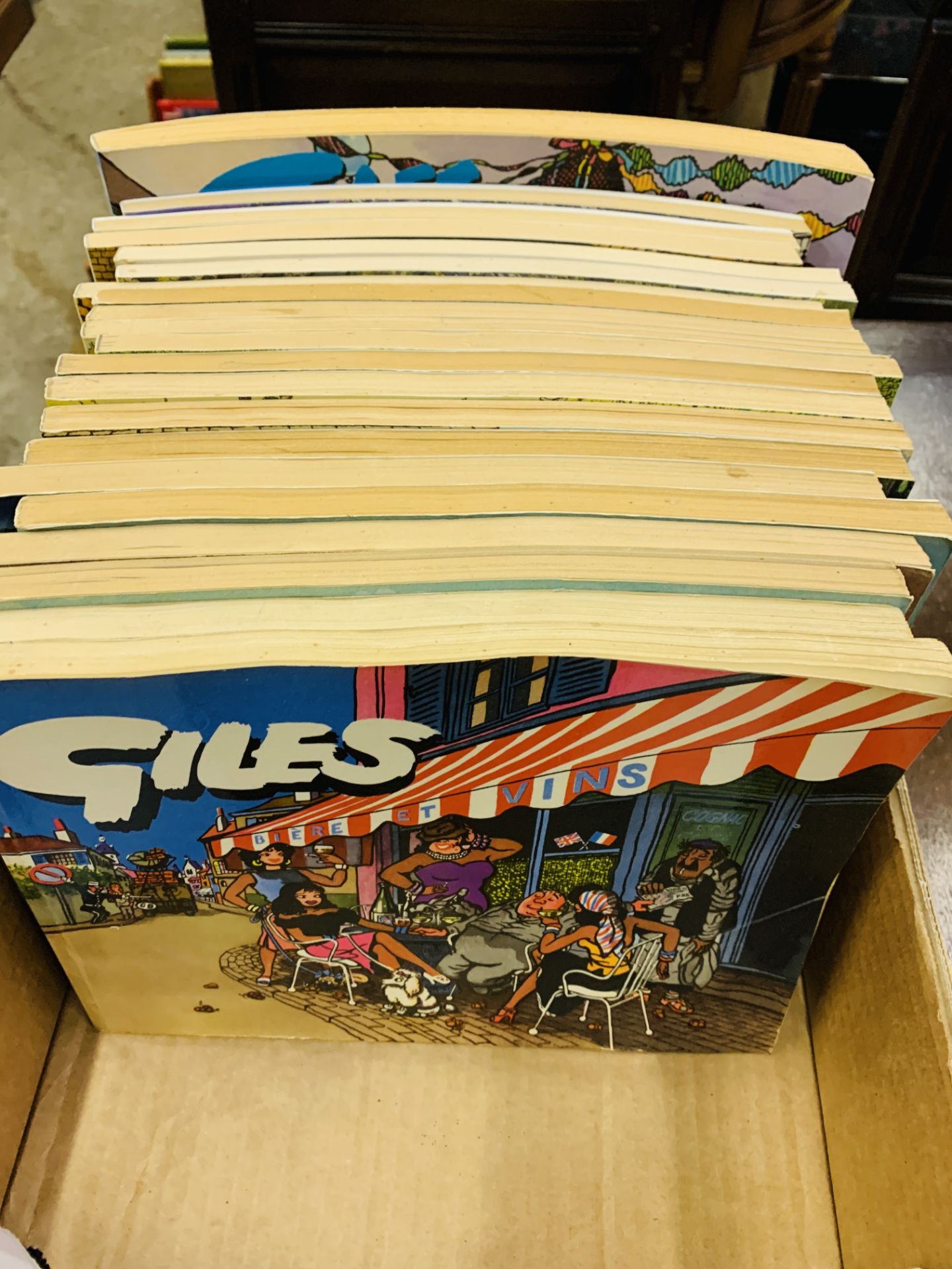 Box of 26 Giles Annuals.