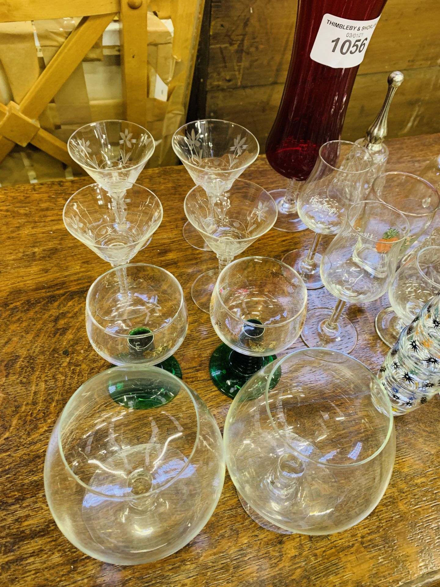 Quantity of drinking glasses and glass bells. - Image 4 of 4