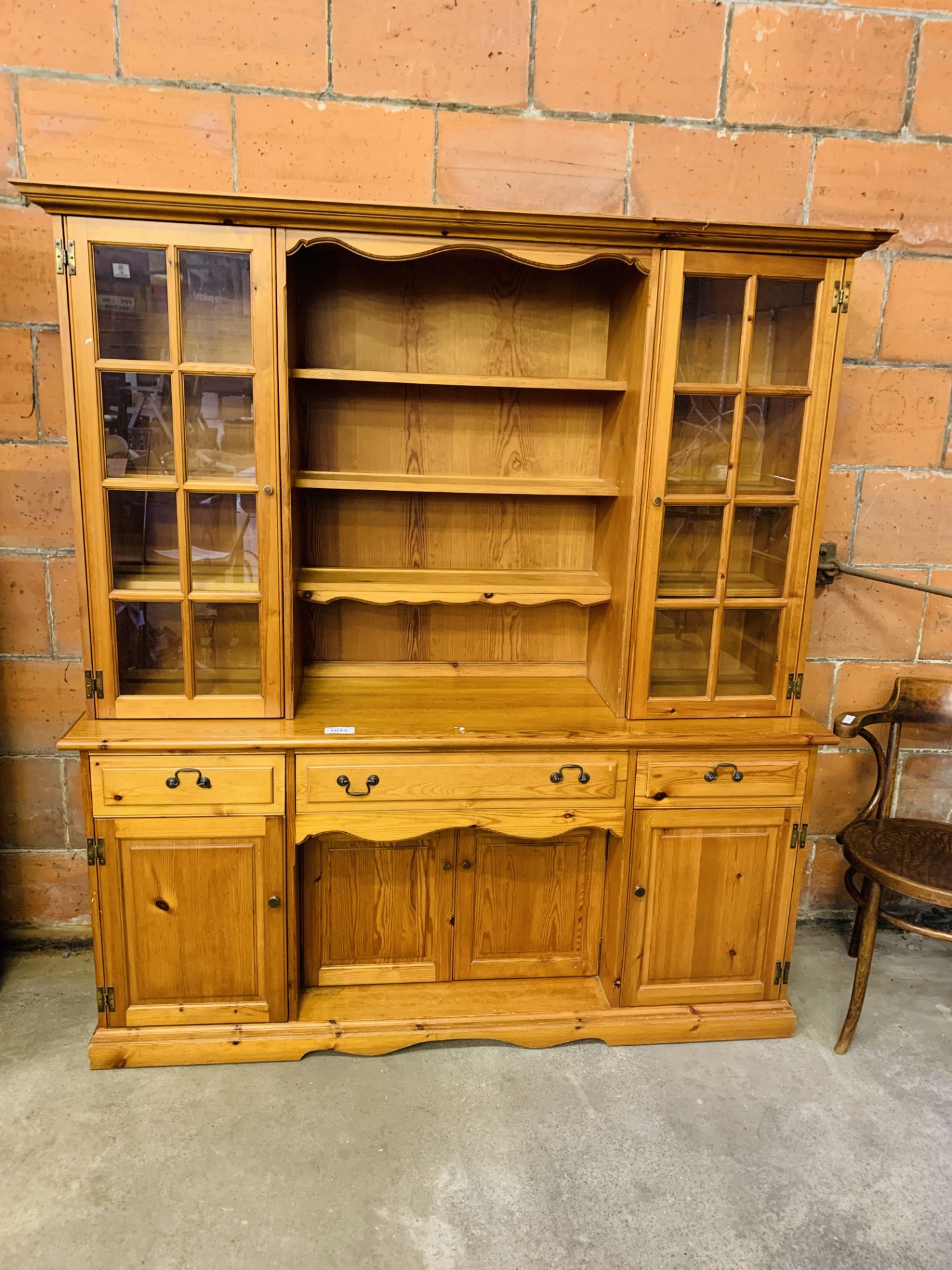 Large pine dresser.