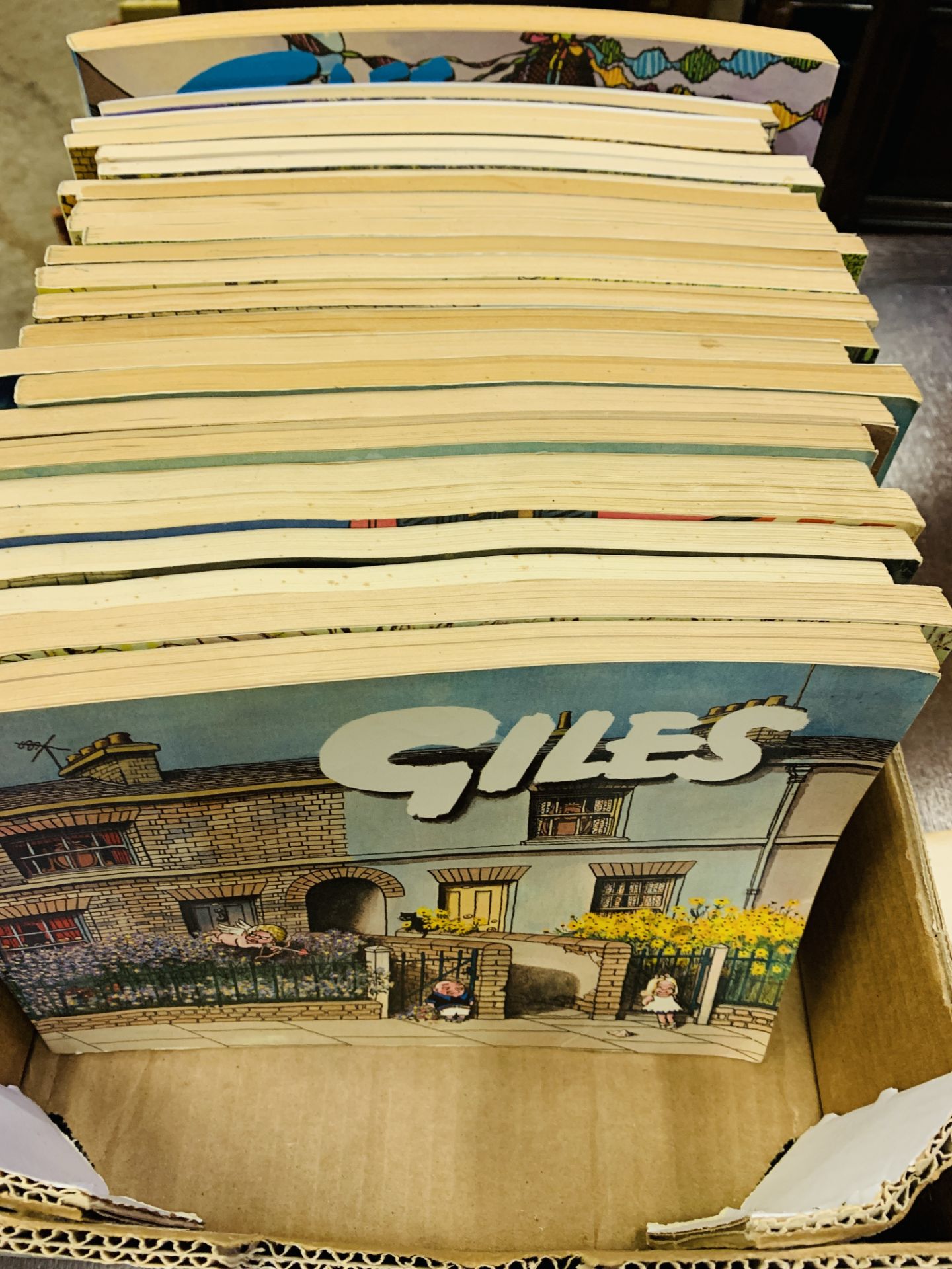 Box of 26 Giles Annuals. - Image 4 of 4