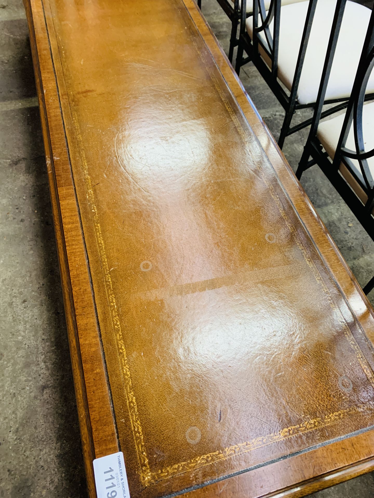 Mahogany rectangular coffee table. - Image 3 of 4