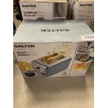 Salter two slice toaster. This item carries VAT.