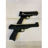 Jahre & Alteri .177 air pistol and a .22 air pistol.