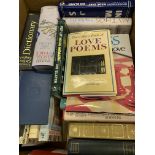 Box of 25 assorted books.