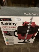 Beldray Wet & Dry 3-in-1 Caddy Vacuum. This item carries VAT.