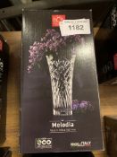 Melodia Crystal vase. This item carries VAT.