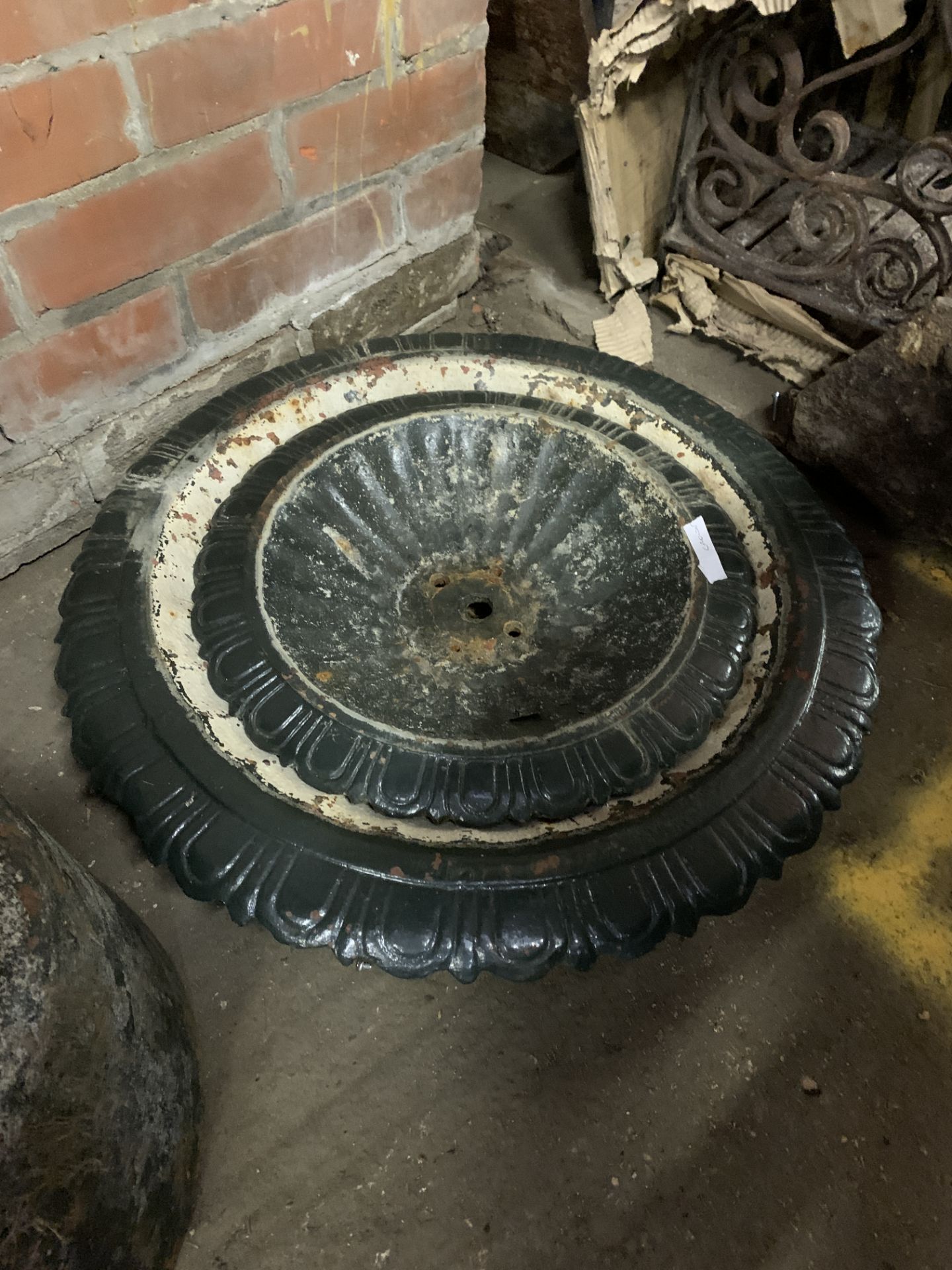 Cast iron two tier fountain. - Image 3 of 3
