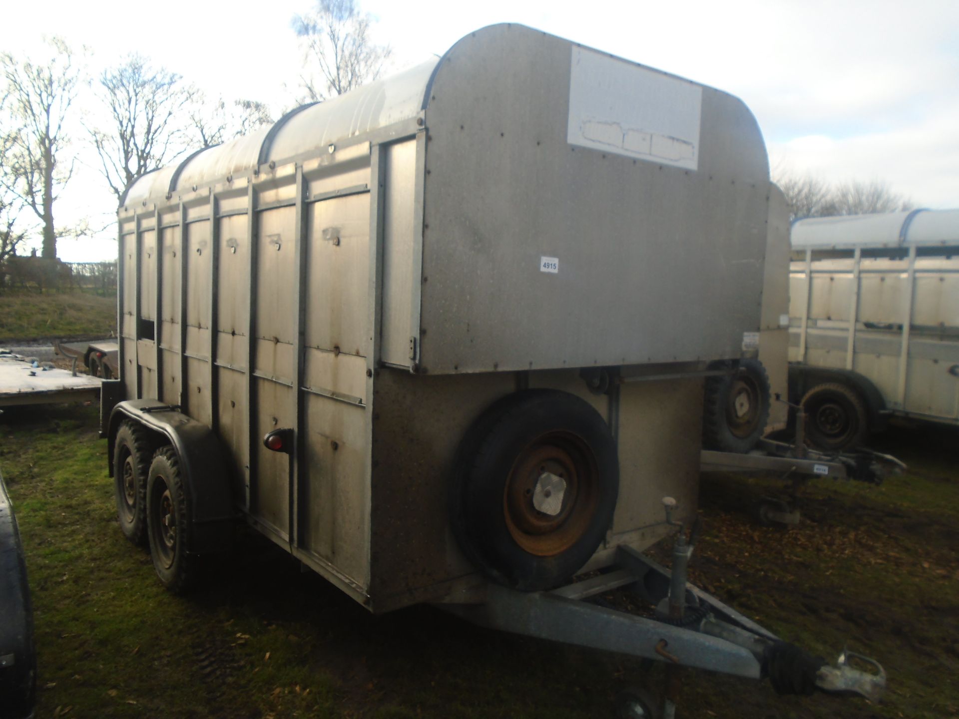 Graham Edwards 14ft livestock trailer c/w sheep decks, go