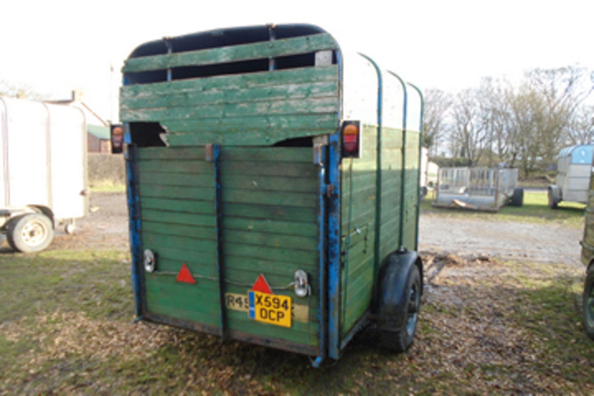 Richardson single axle stock trailer - Image 2 of 2