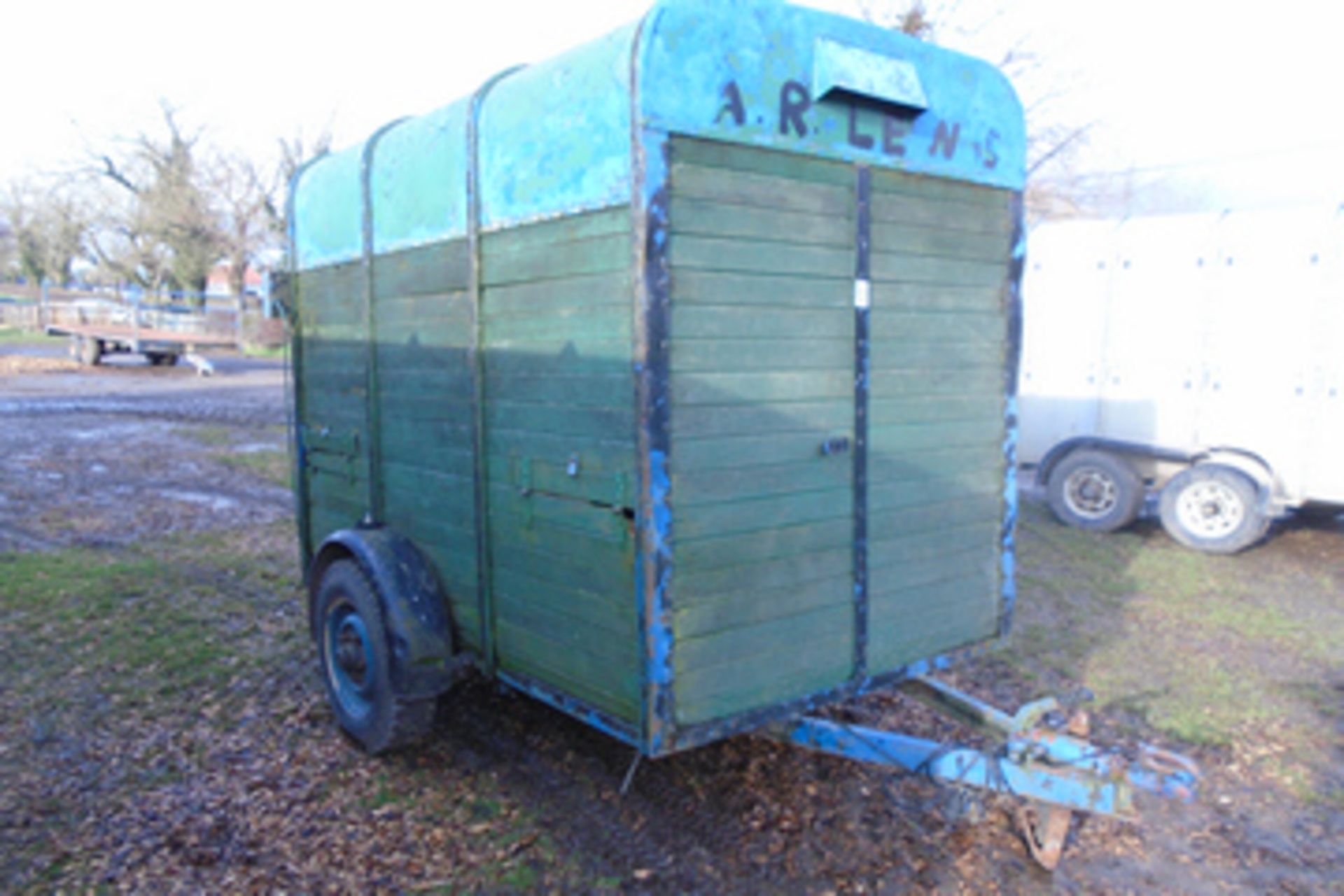 Richardson single axle stock trailer