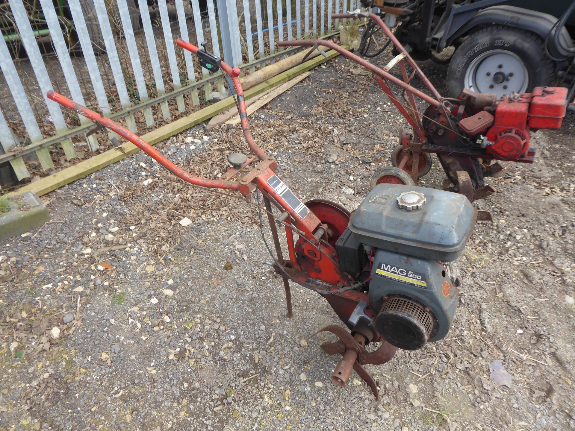 Wolseley twin row garden rotavator