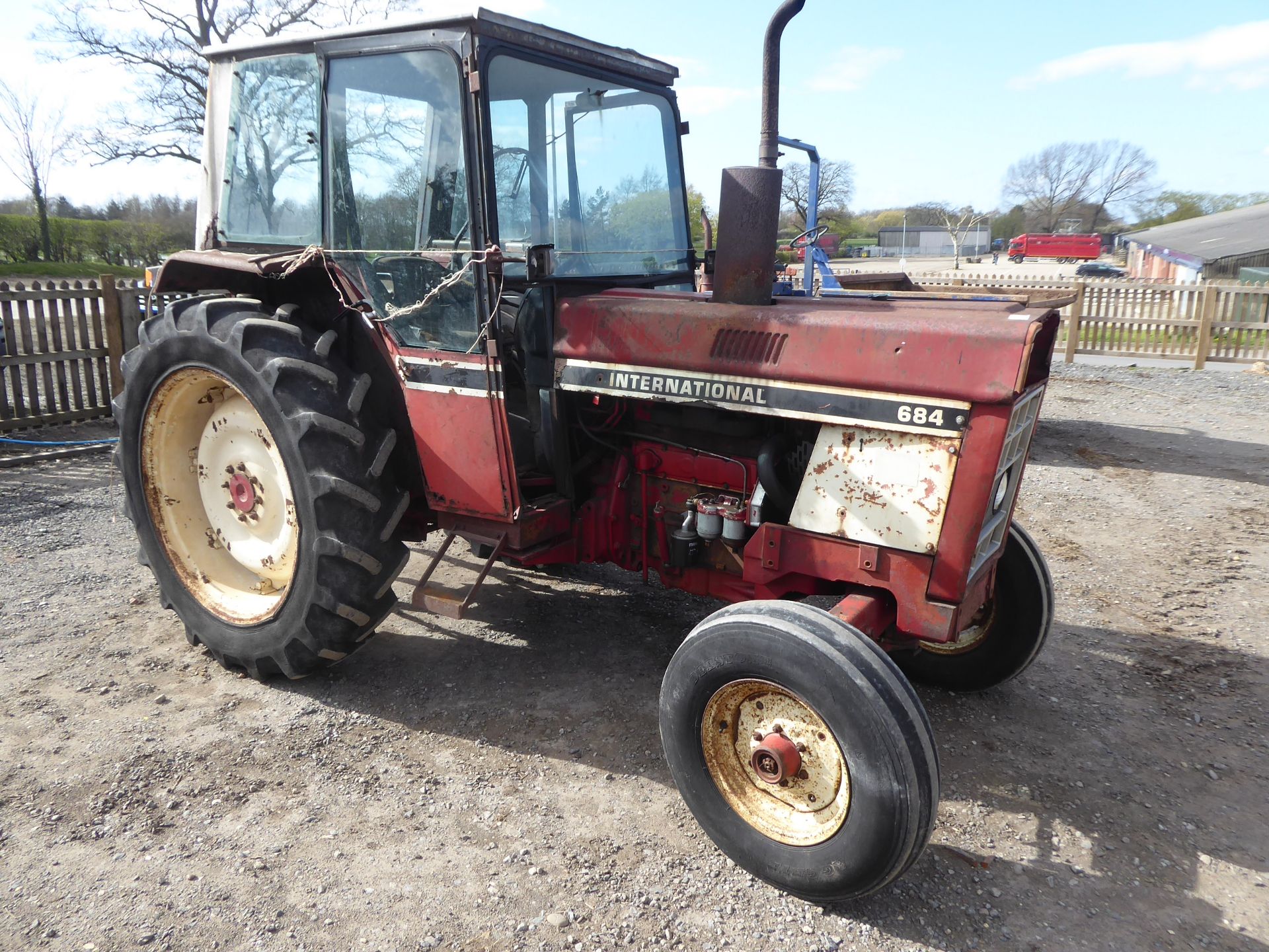 International 684 2wd tractor