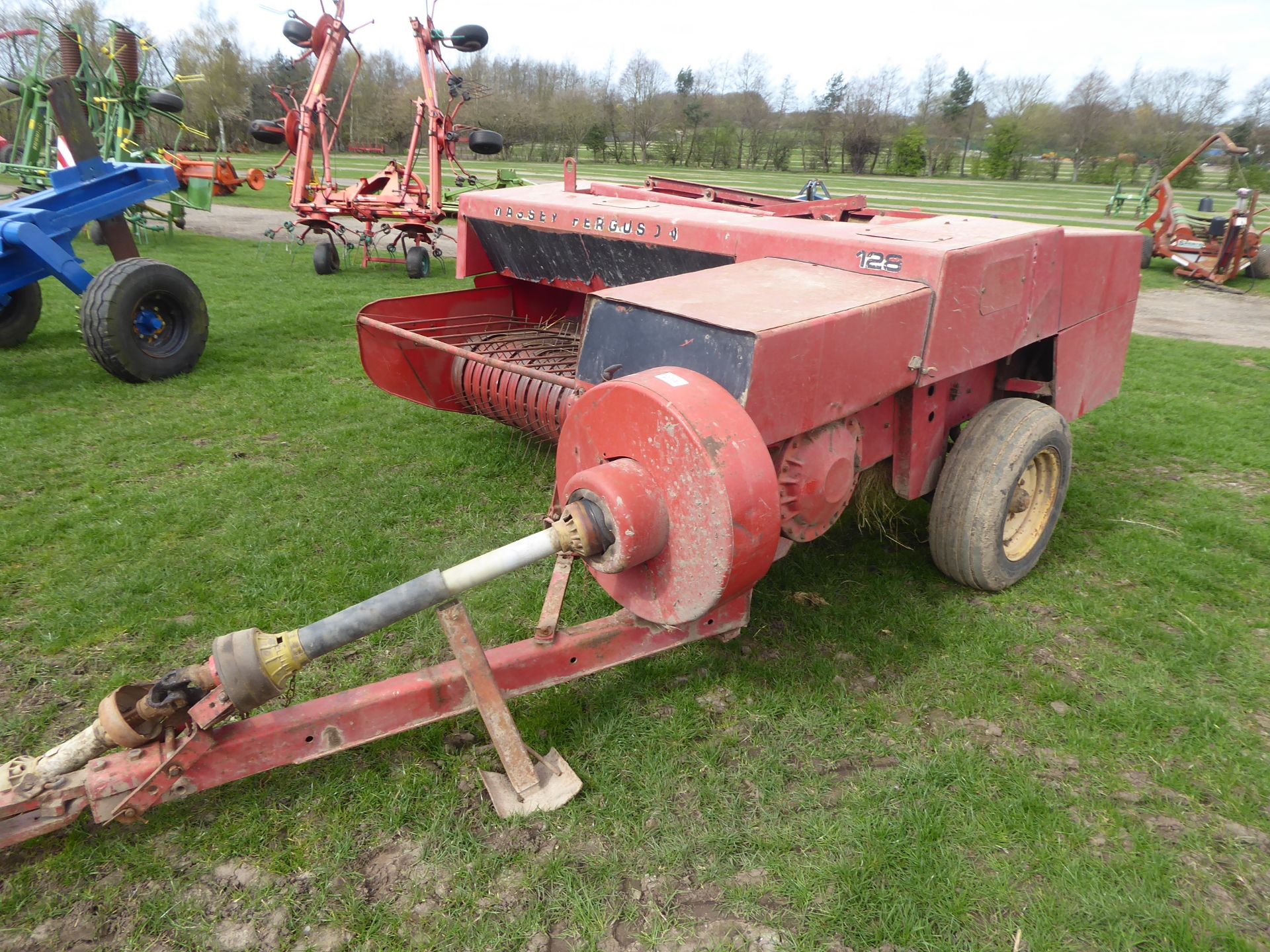 Massey 128 baler, used last season