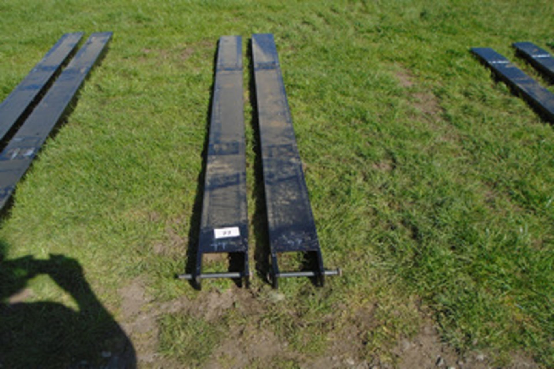 Pair of forklift heavy duty long extension forks