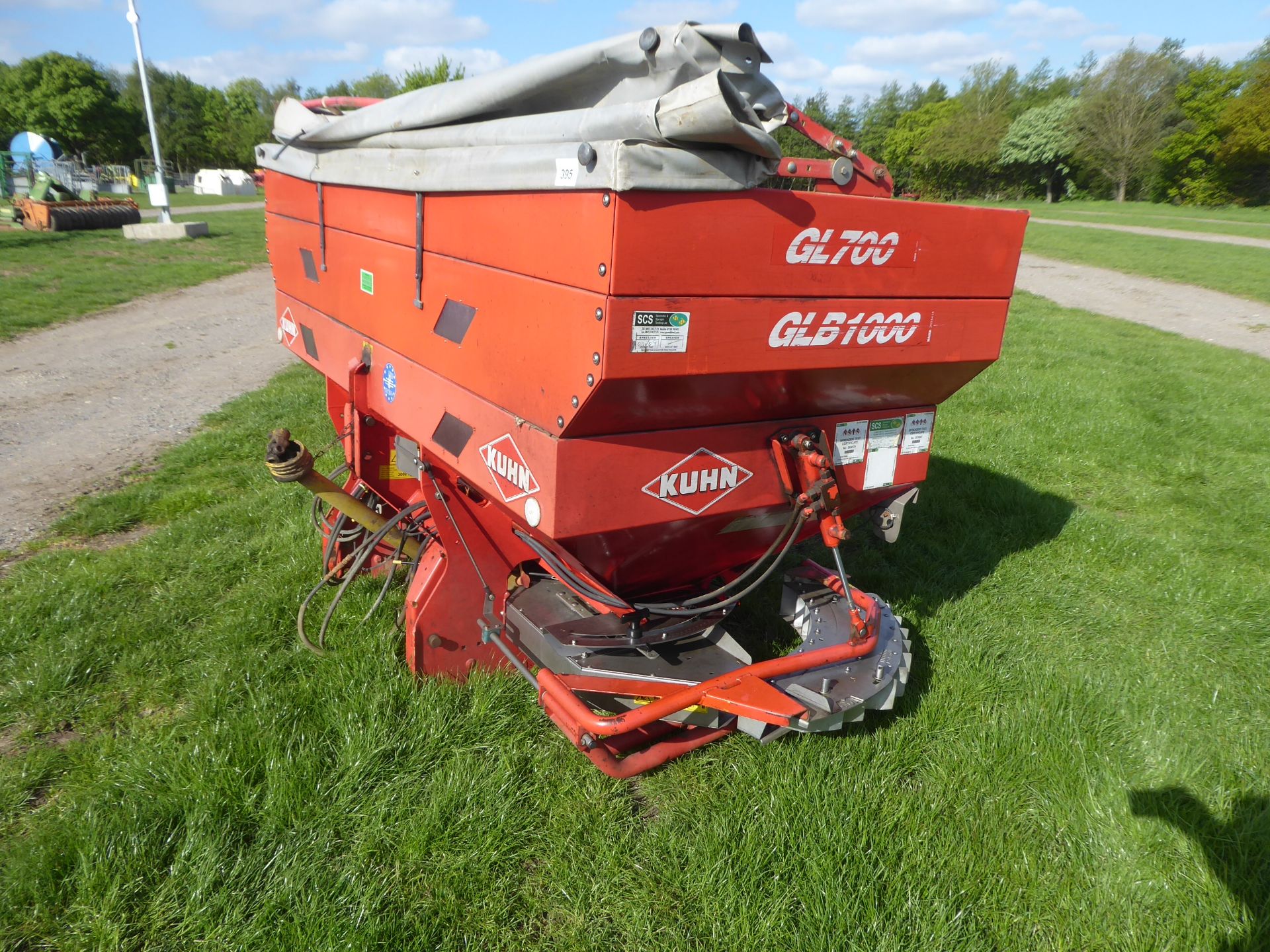 Kuhn MDS 1142 fertiliser spreader, gwo, manual spreading charts - Image 2 of 5