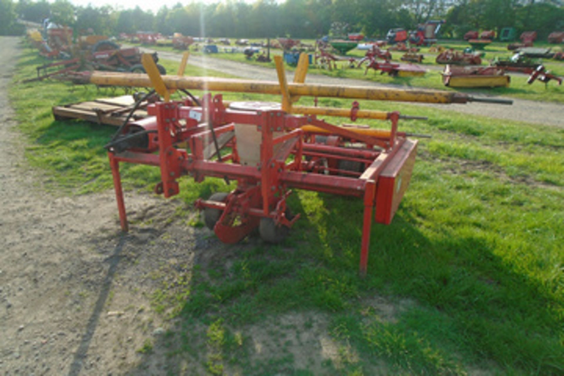 Technohac T2000 synchronised plastic mulching and seed planter with film dispenser and electri NOVAT