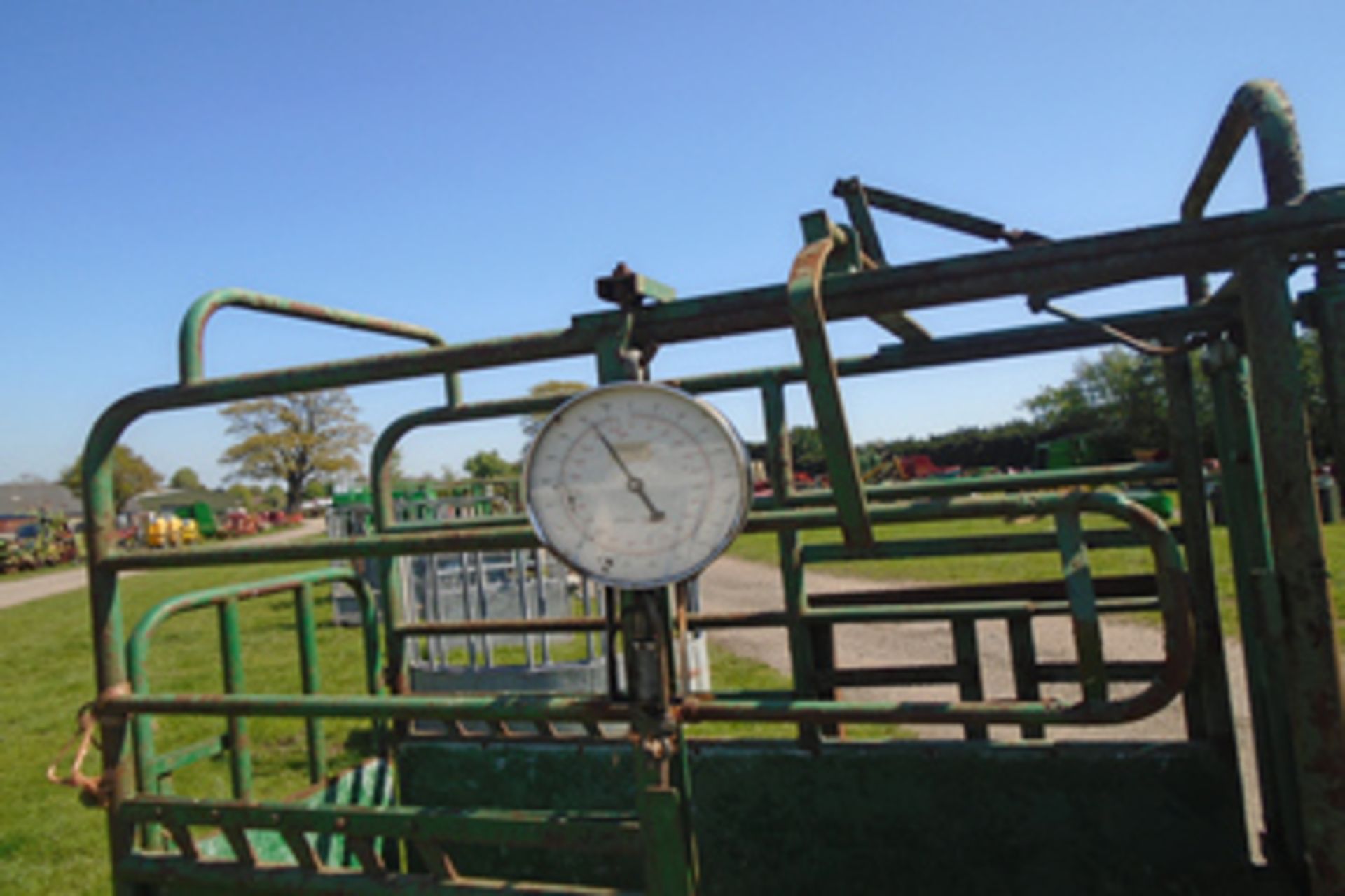 Cattle weigh crush, scales worked when used a couple of years ago. scales stored inside - Image 3 of 3