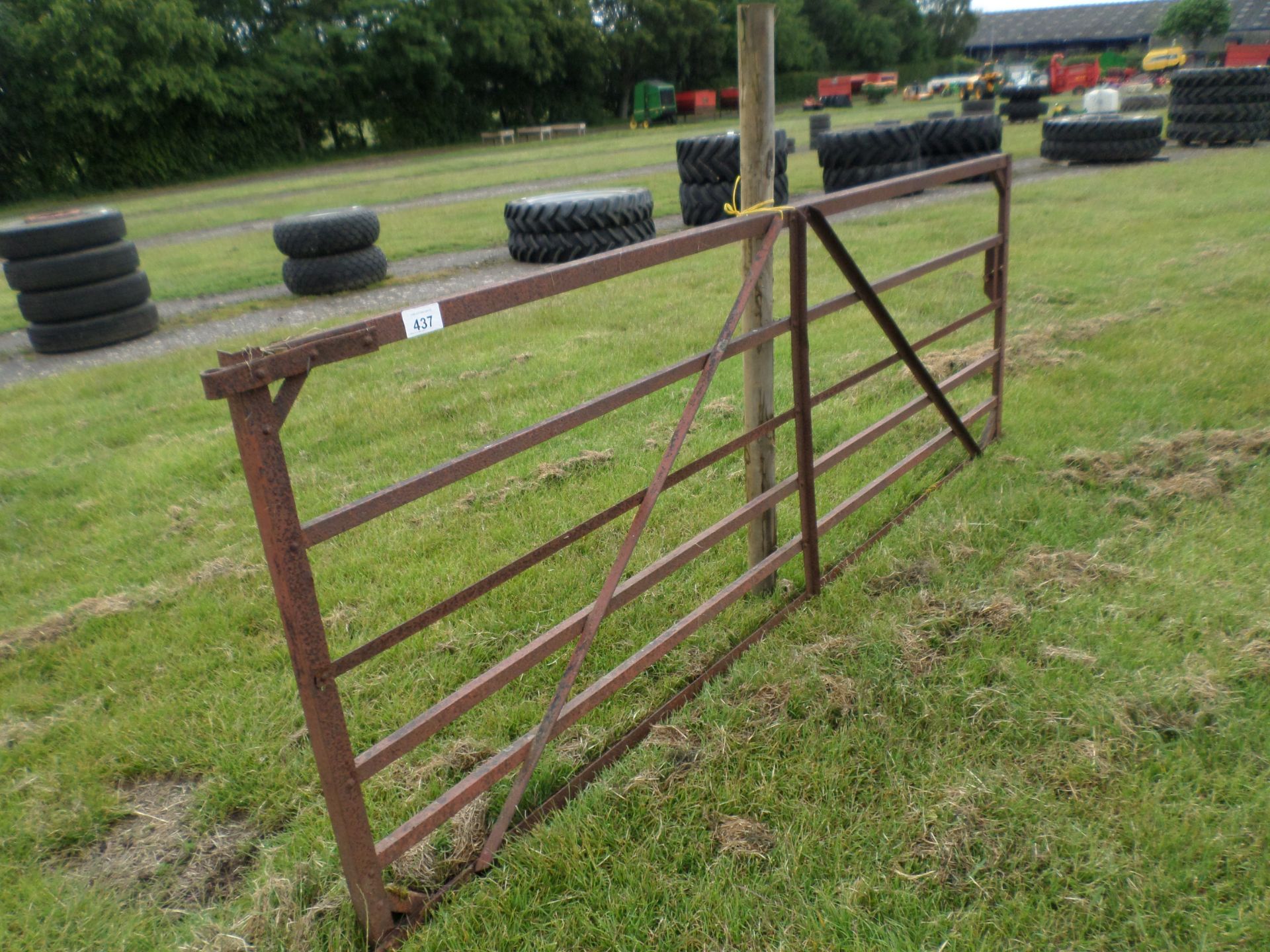 Heavy duty steel gate