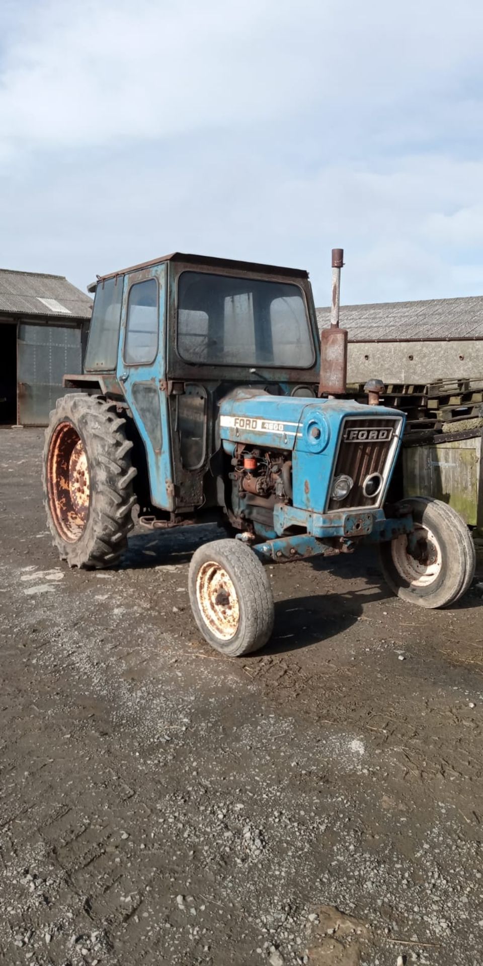 Ford 4600 tractor, Lambourne cab, non runner JBS 319S - Image 7 of 8