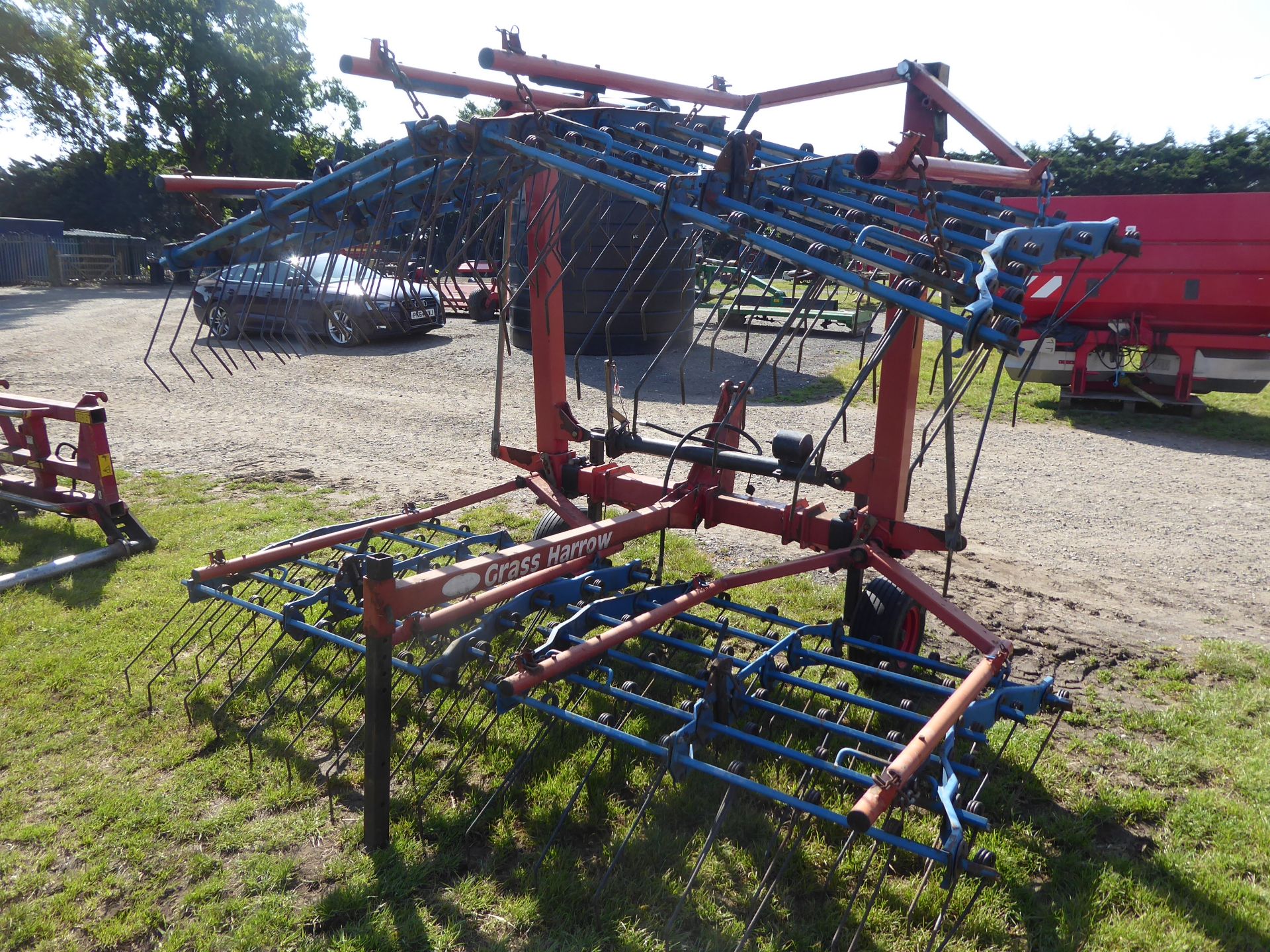 Opico 6m spring tine grass harrows - Image 3 of 3