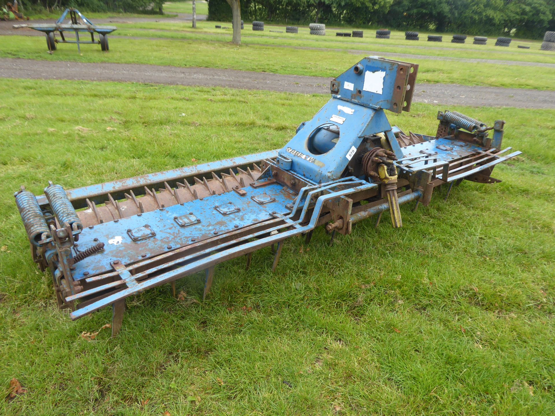 Rabe PKE350 3.5 mtr power harrow , good tine & packer