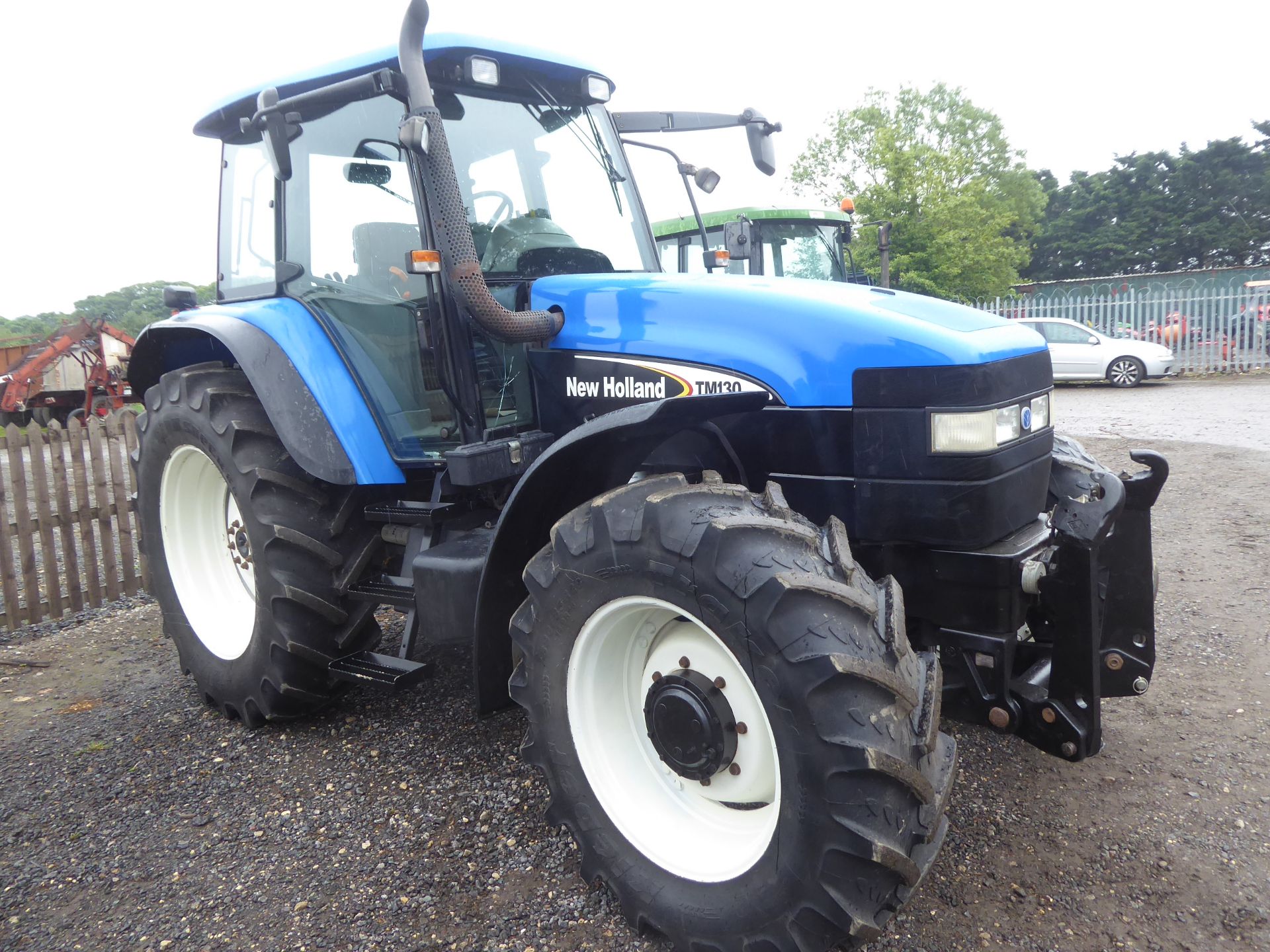 NH TM130 4wd tractor c/w front linkage YX53 AVG - Image 4 of 4