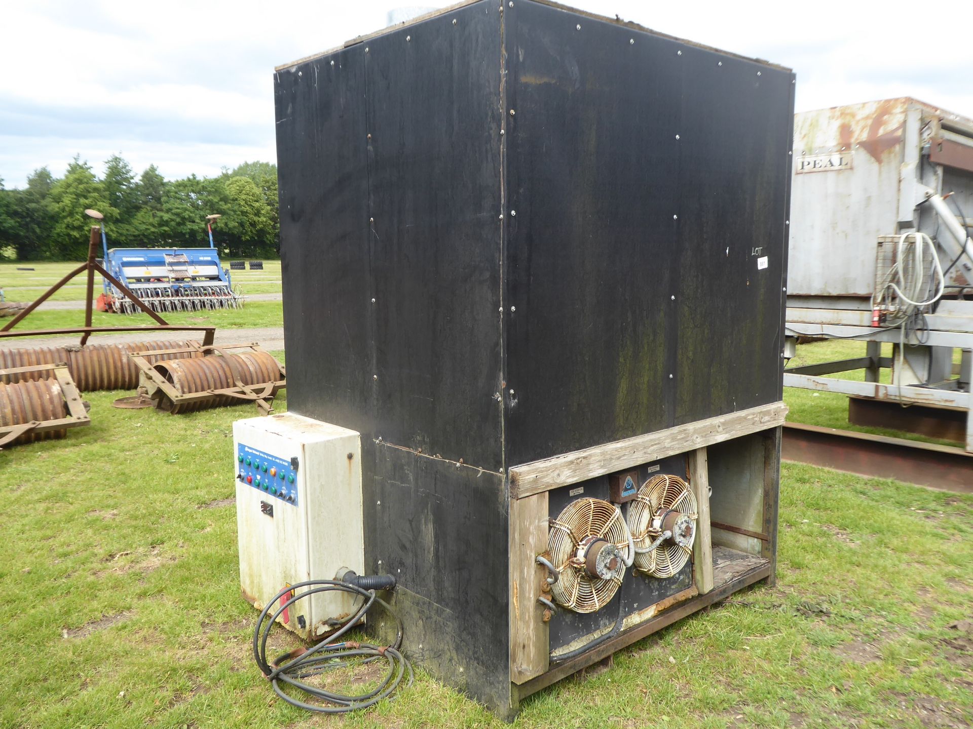 Welvent potato store cooling unit, gwo when removed