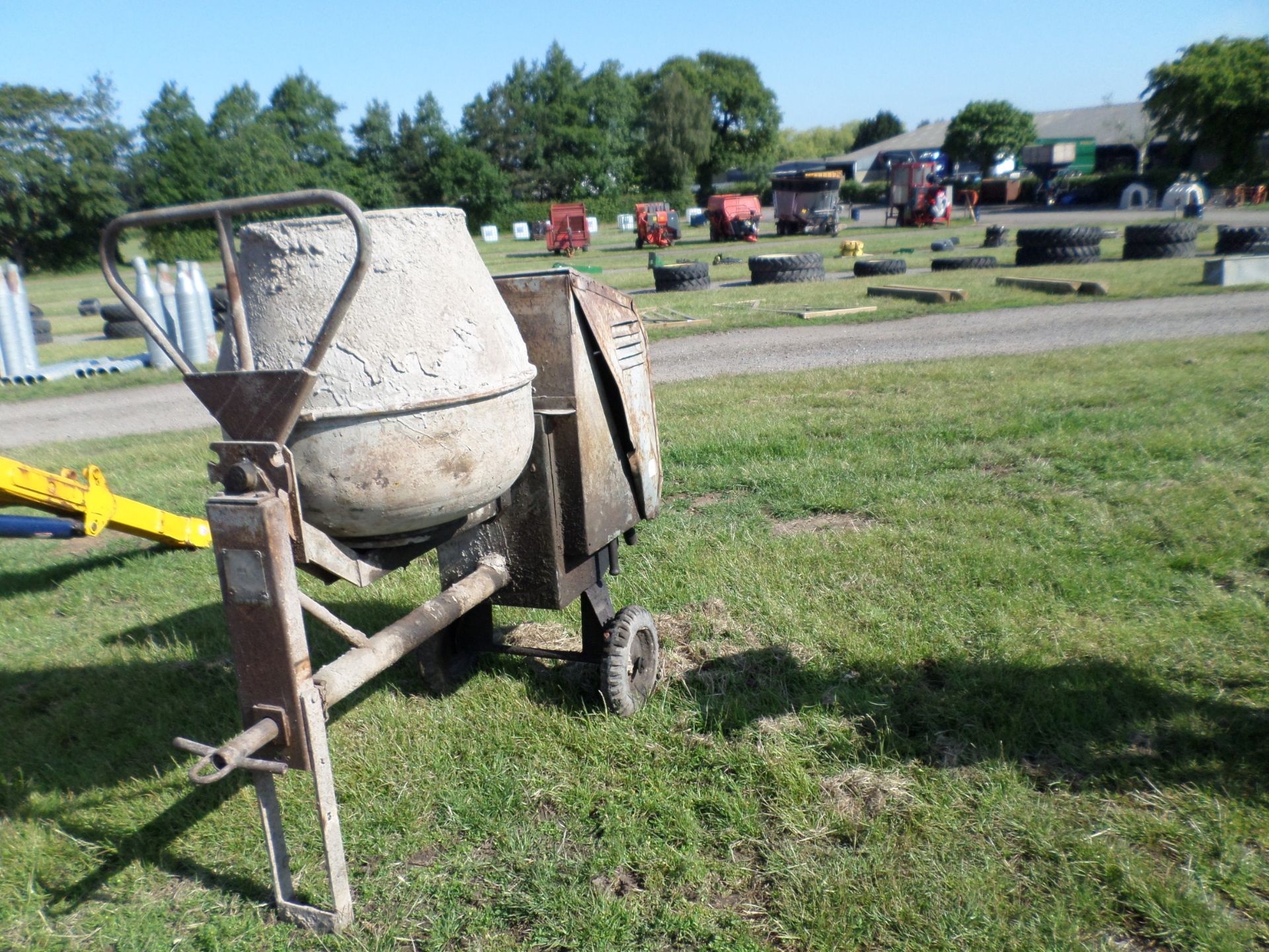 Cement mixer with Lister diesel engine, wo
