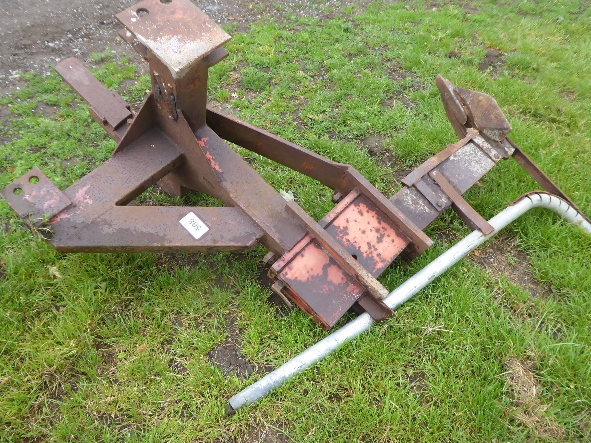 Tractor mounted mole plough