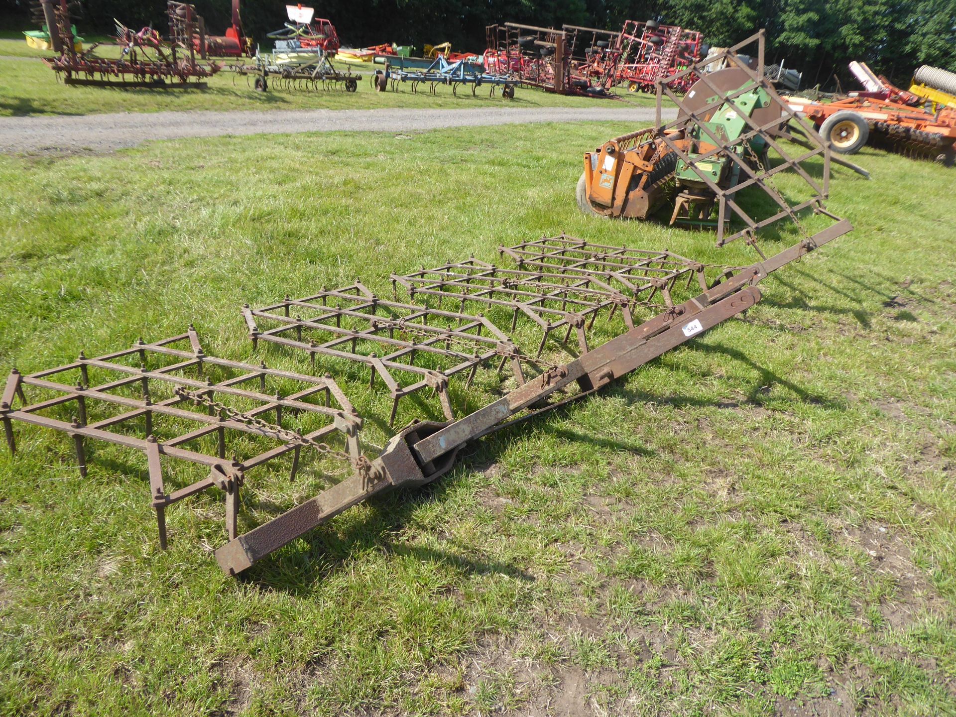 4.5m folding harrows