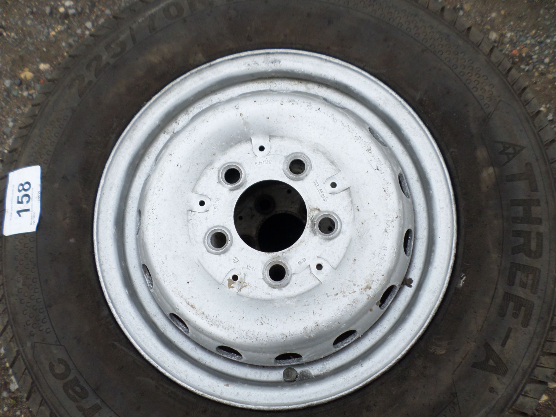 Mercedes Sprinter wheel/tyres 225/70/15C NO VAT - Image 2 of 2