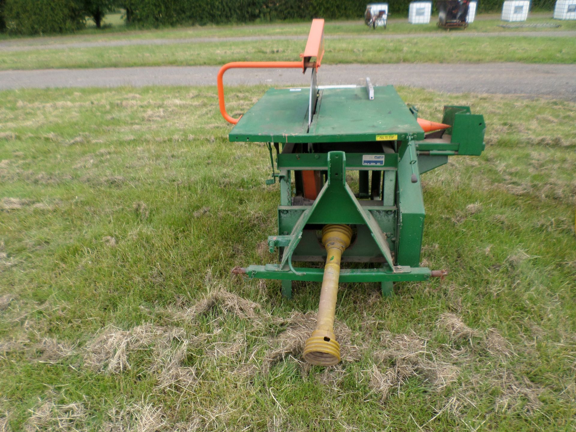 Posch professional tractor mounted PTO run log/timber processing unit with log chopper/splitter - Image 2 of 3