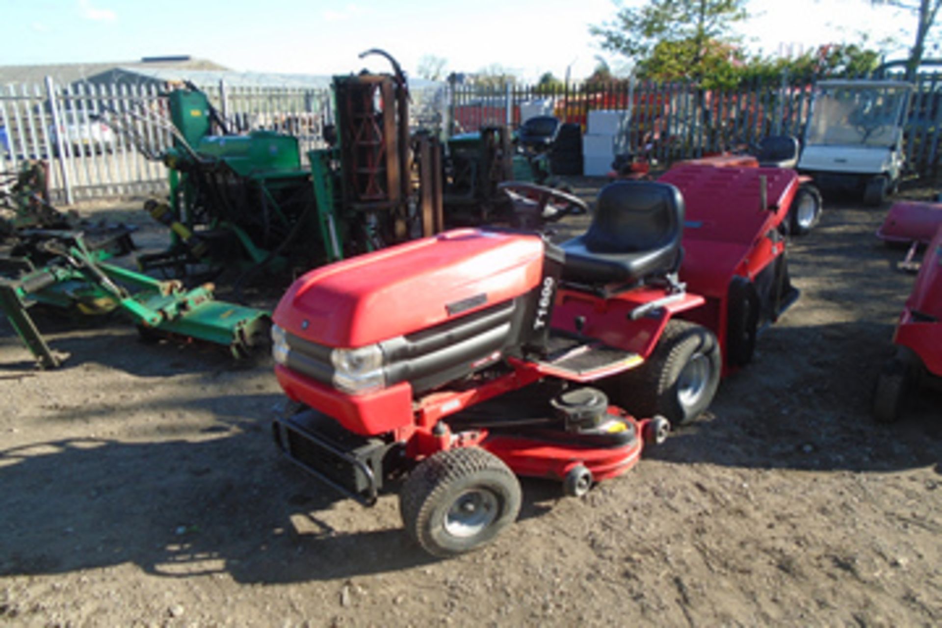Westwood T1600 ride on mower and collector