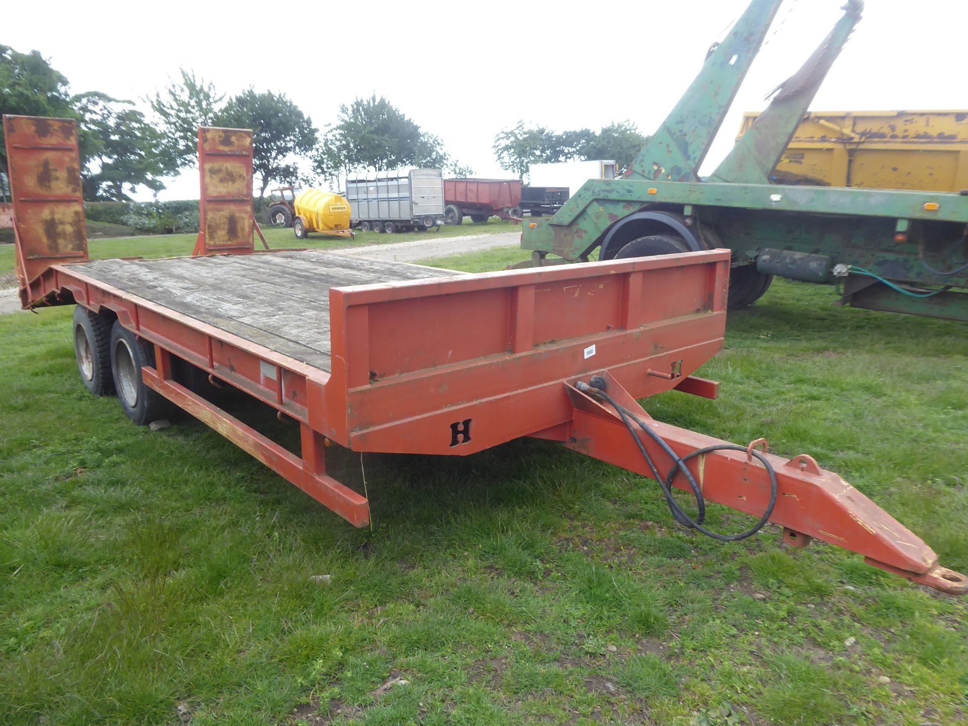 Herbst 16T low loader plant trailer