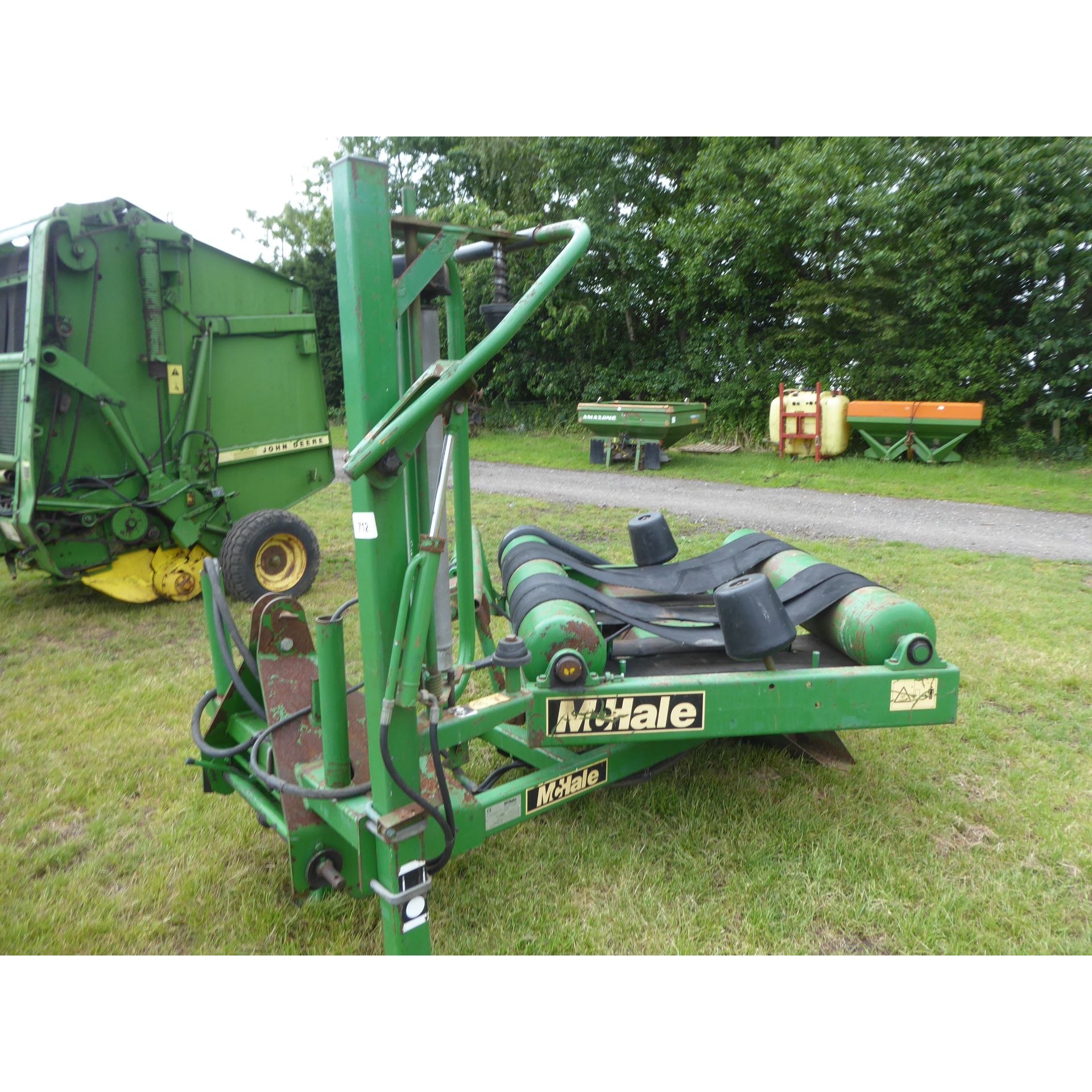McHale 991 LBER Round Bale Wrapper With Remote And Control Box 1998 McHale 991 LBER Round Bale Wrapper With Remote And Control Box 1998