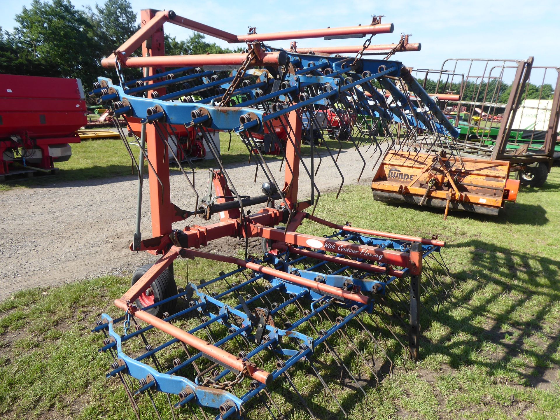 Opico 6m spring tine grass harrows - Image 2 of 3