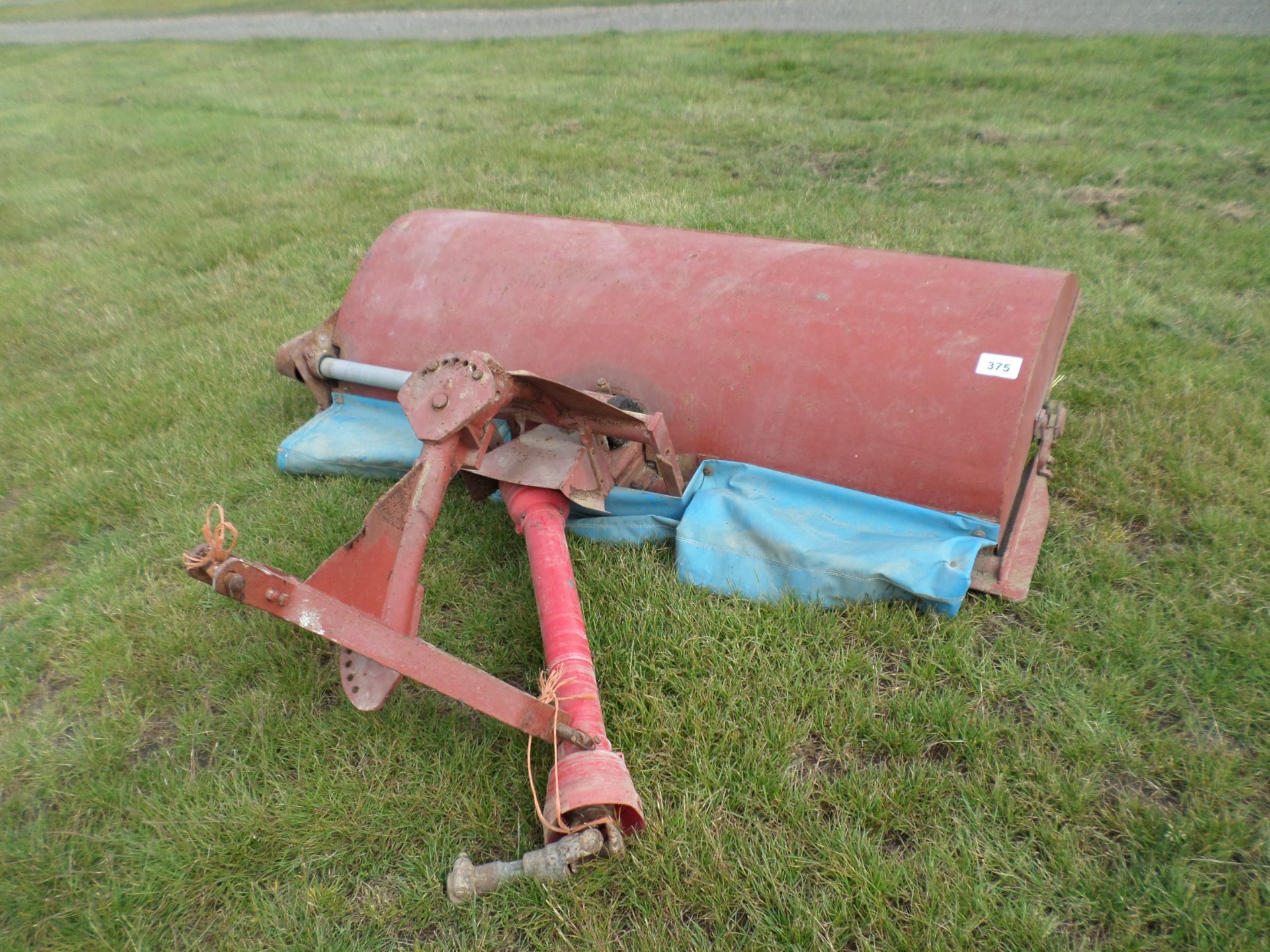 Tractor mounted PTO driven rotary yard brush