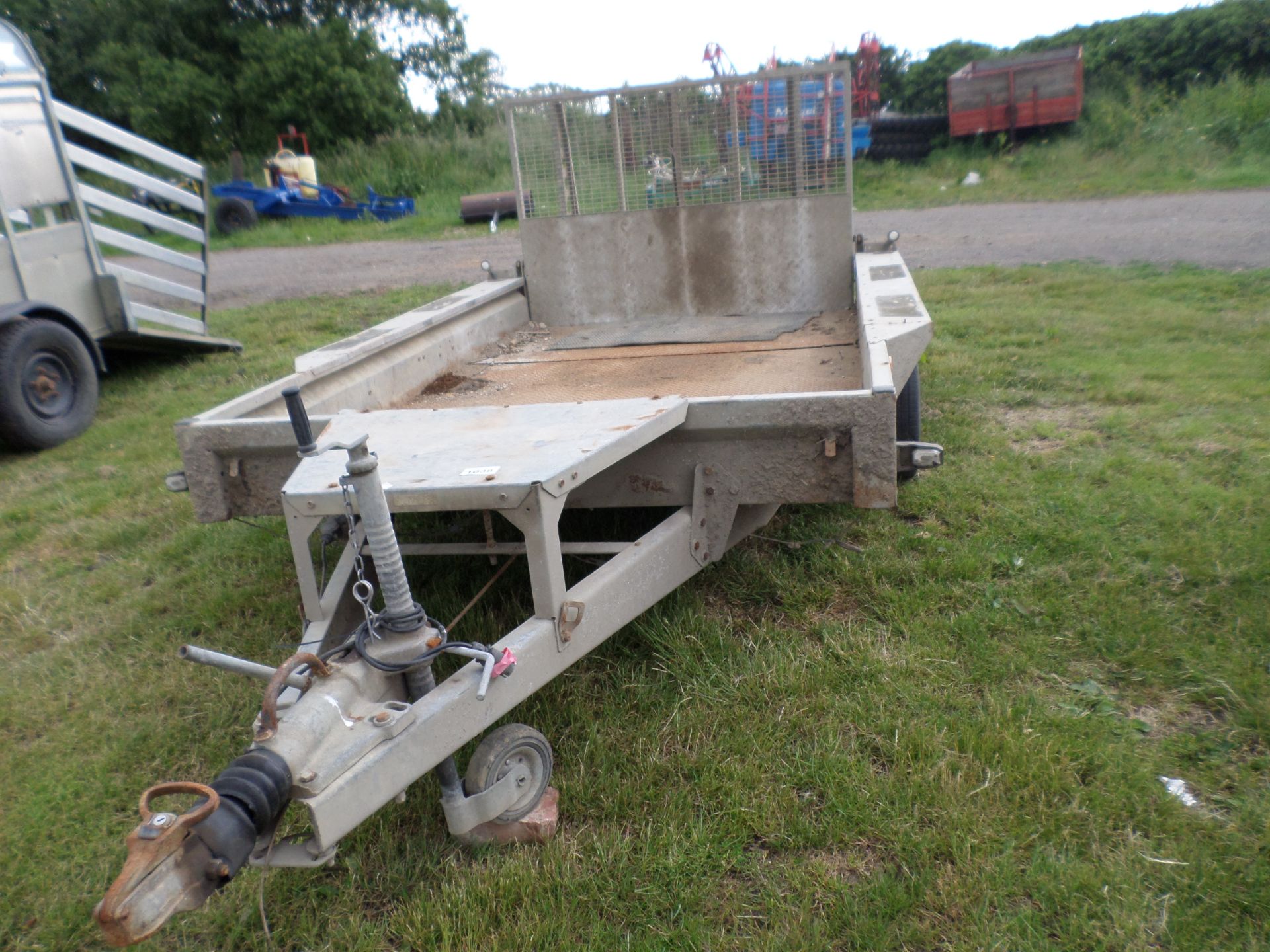 Ifor Williams plant trailer