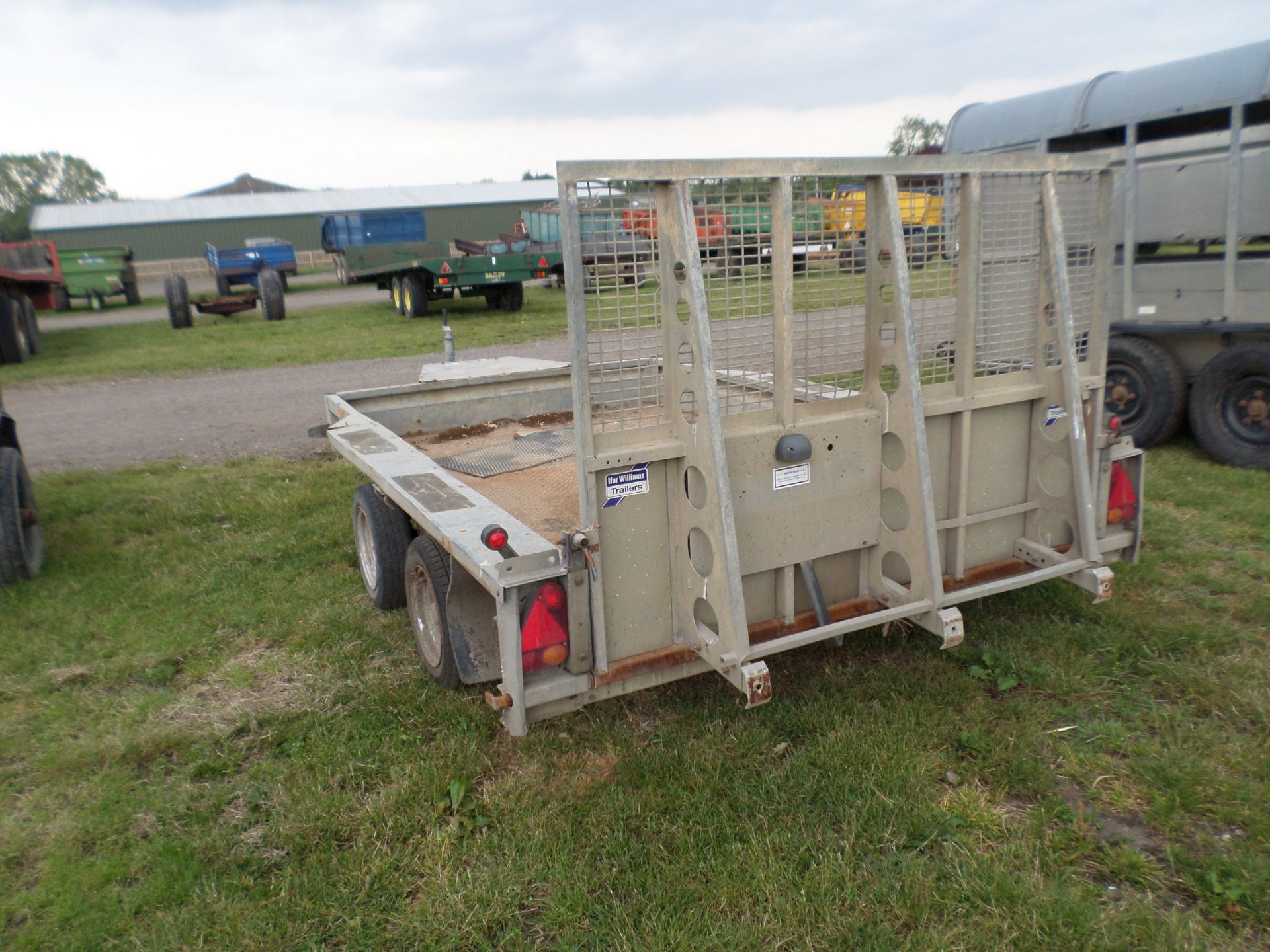 Ifor Williams plant trailer - Image 2 of 2