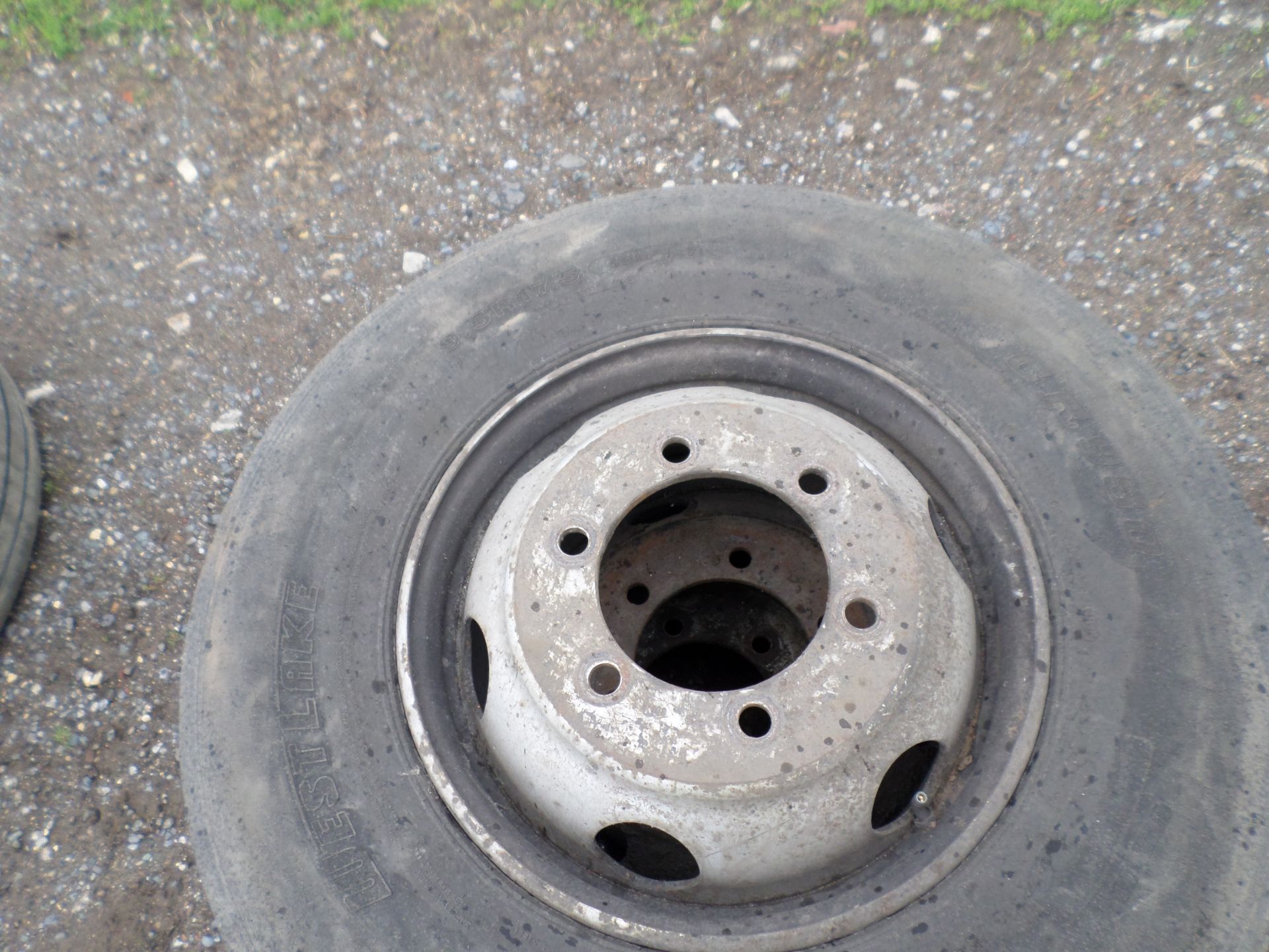 3 wheels/tyres 9.5/17.5 NO VAT - Image 2 of 2