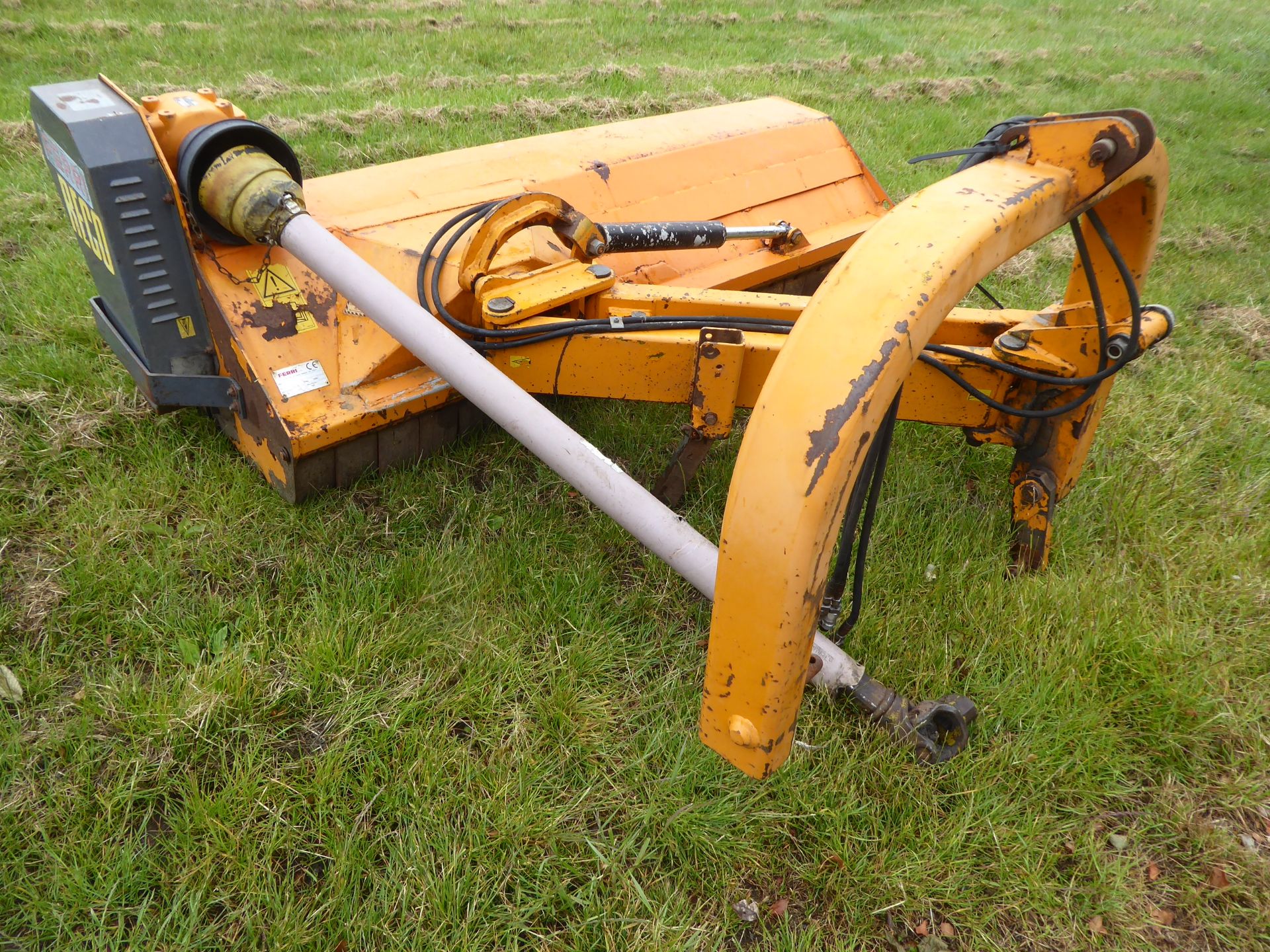 Reco Ferri lefthand offset flail mower, 2m working width