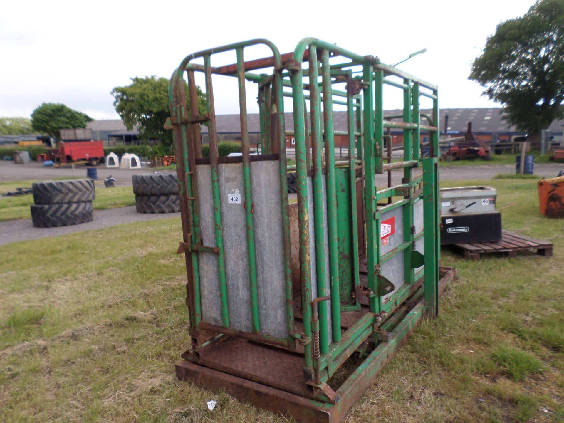 Bateman cattle weigh crate
