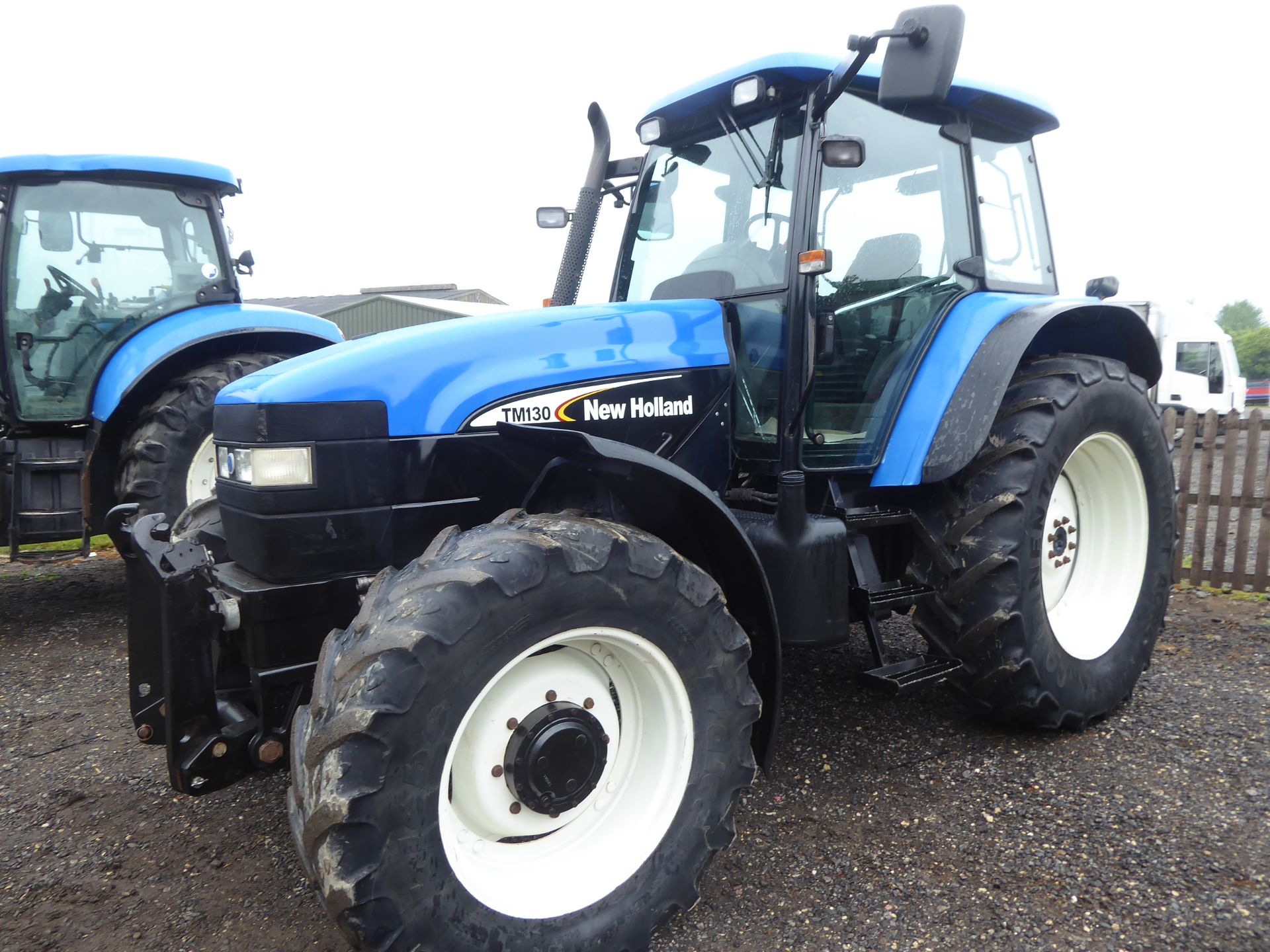 NH TM130 4wd tractor c/w front linkage YX53 AVG