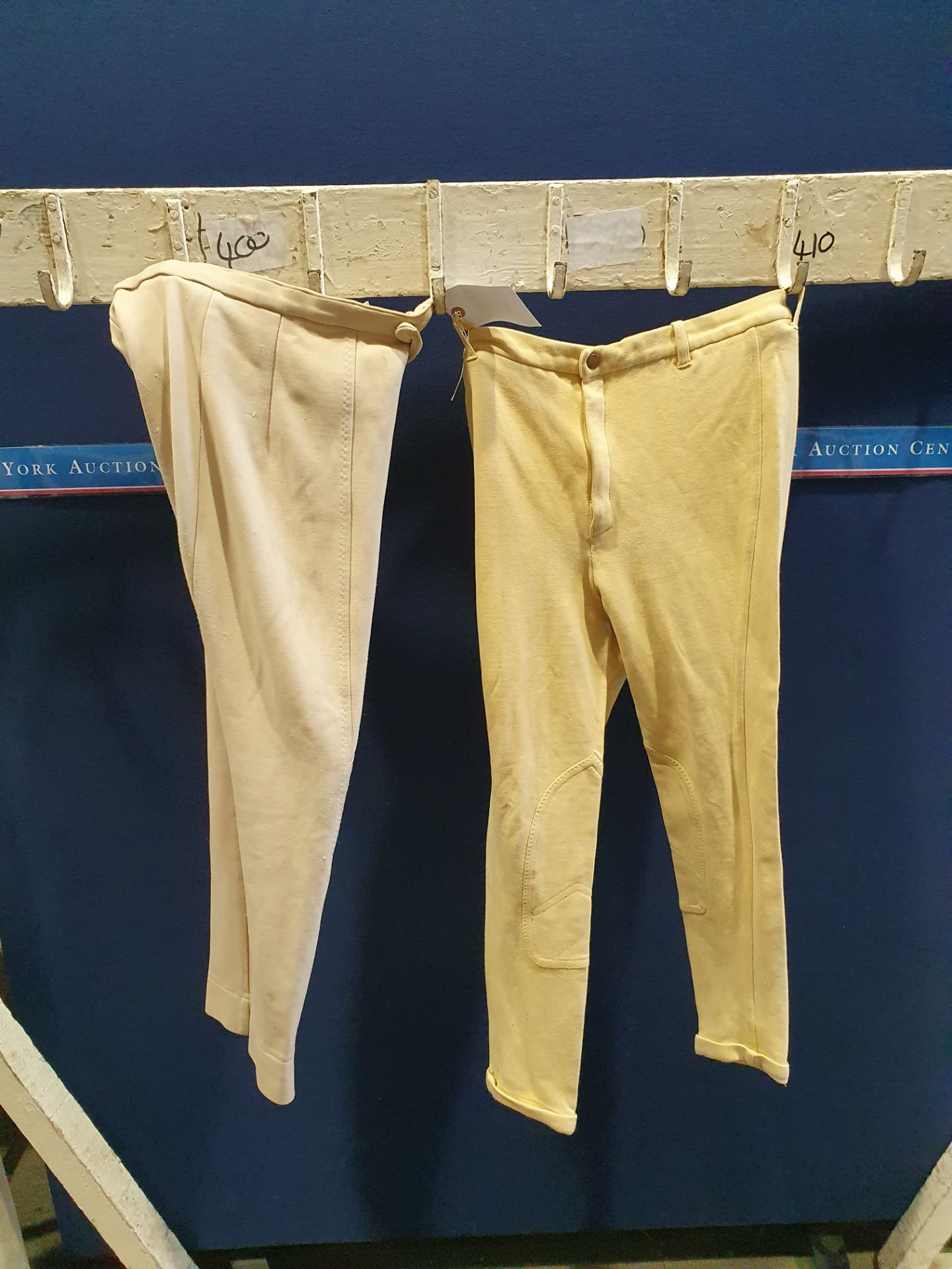 2 pairs of jodhpurs, 28" cream and 30" yellow