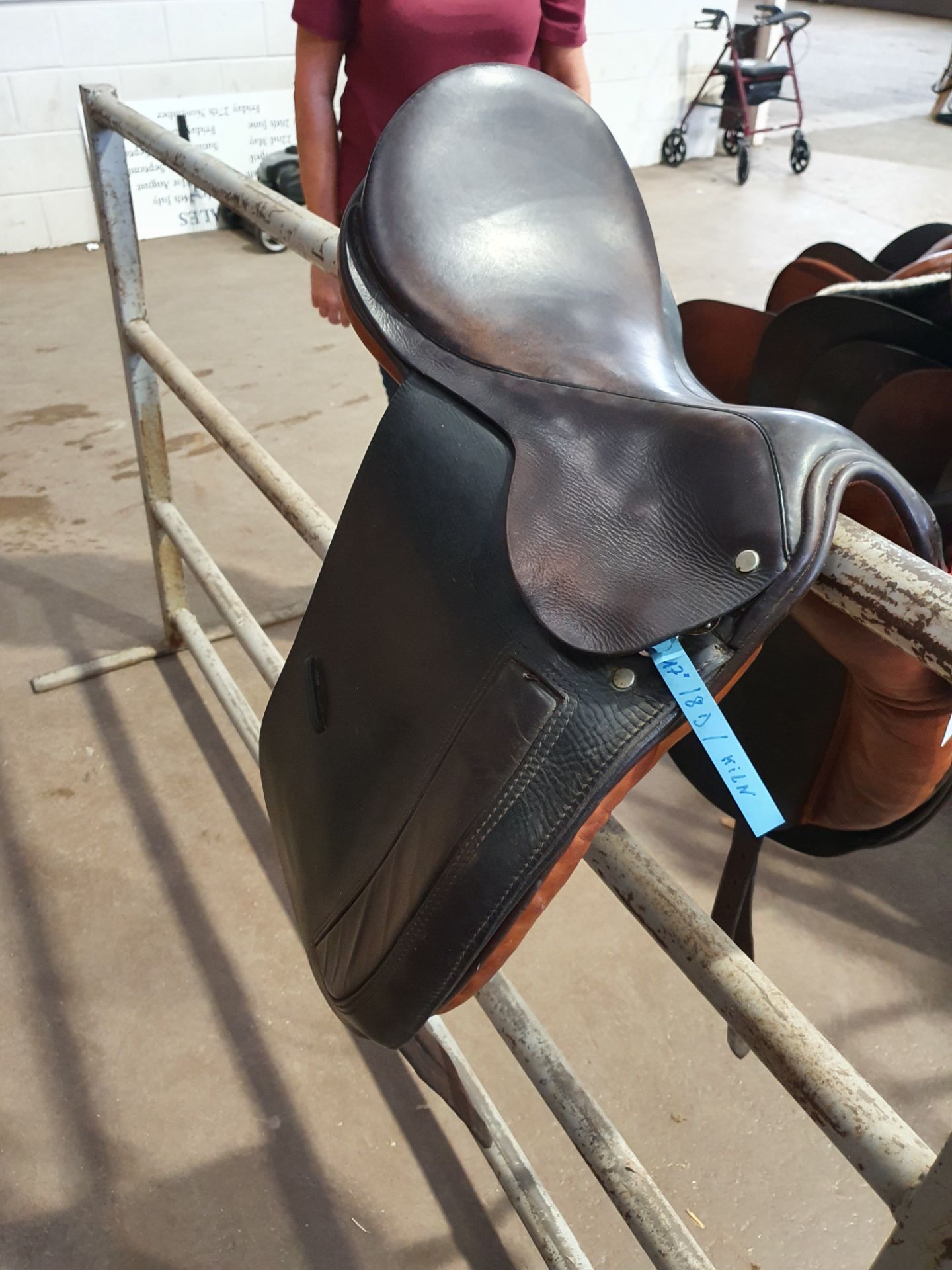 17" Kiln dressage saddle - Image 3 of 3